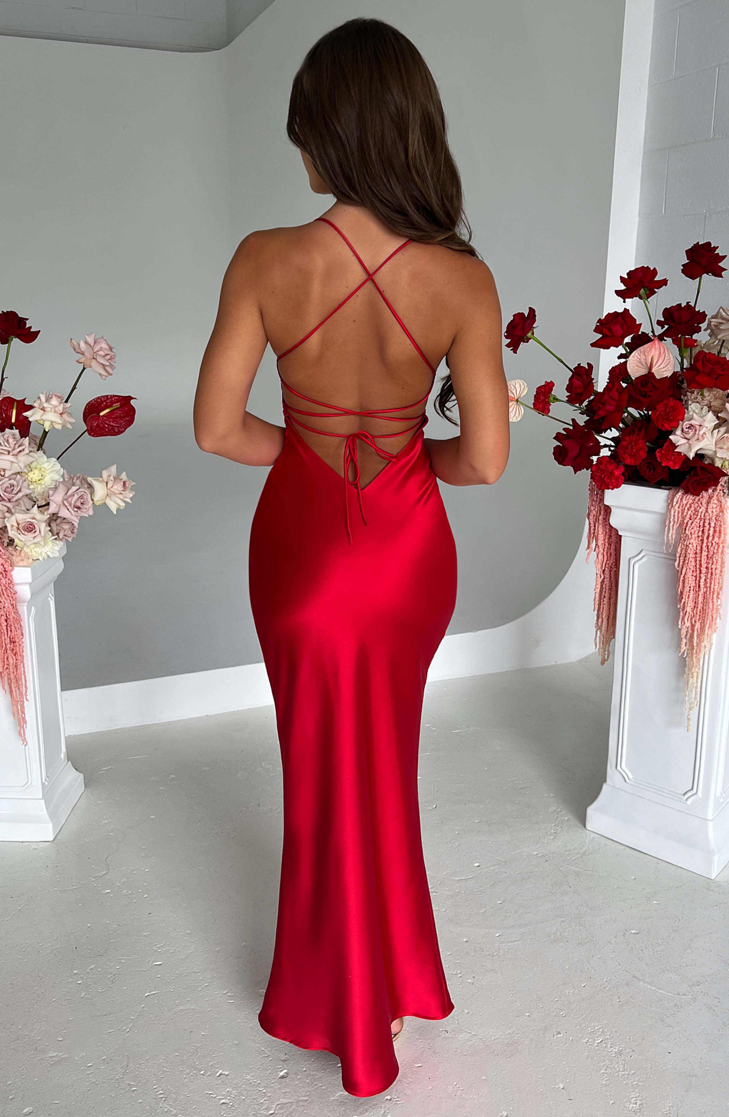 minilena Malika Maxi Dress Red