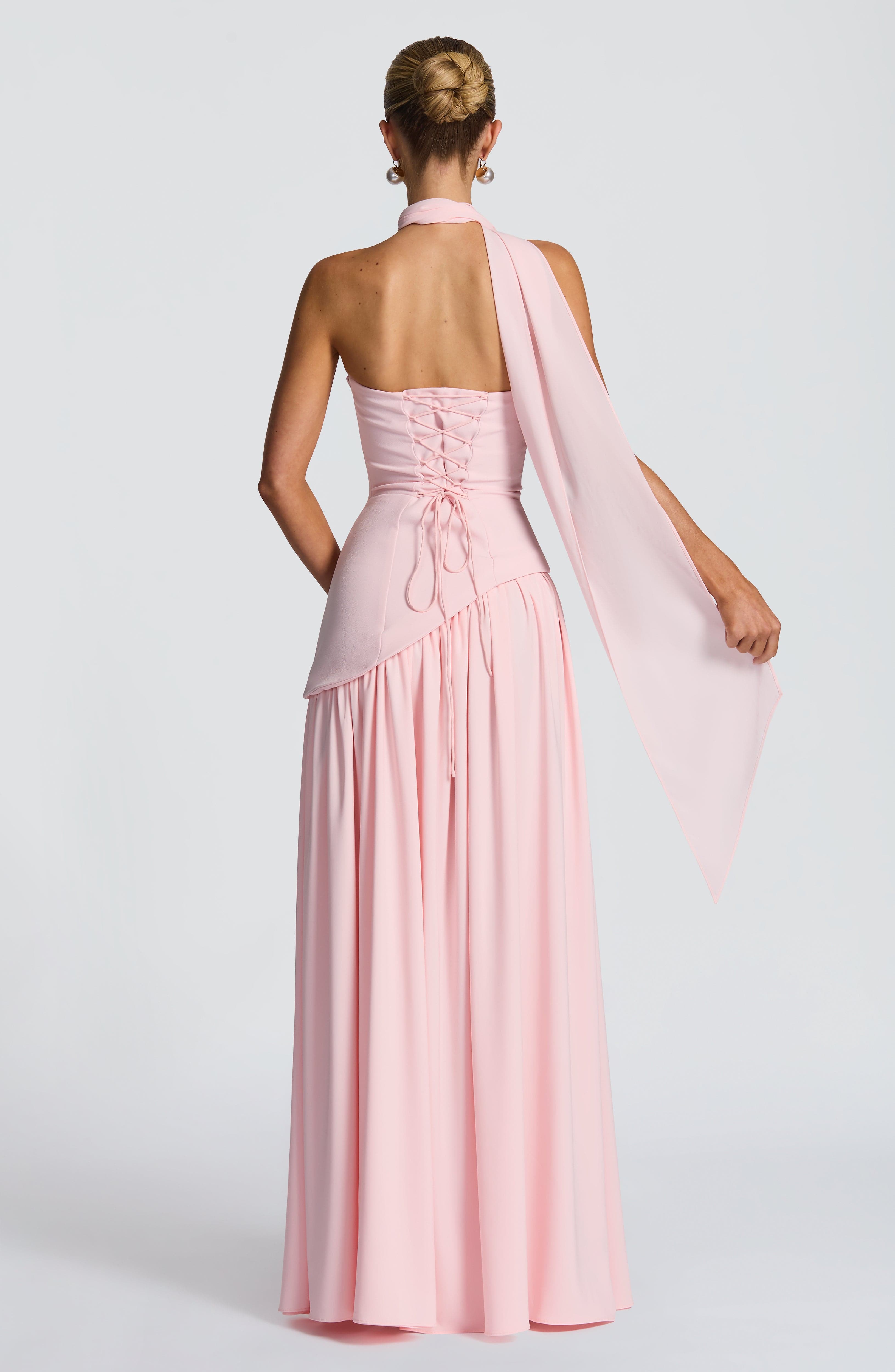 minilena Maliyah Maxi Dress Blush