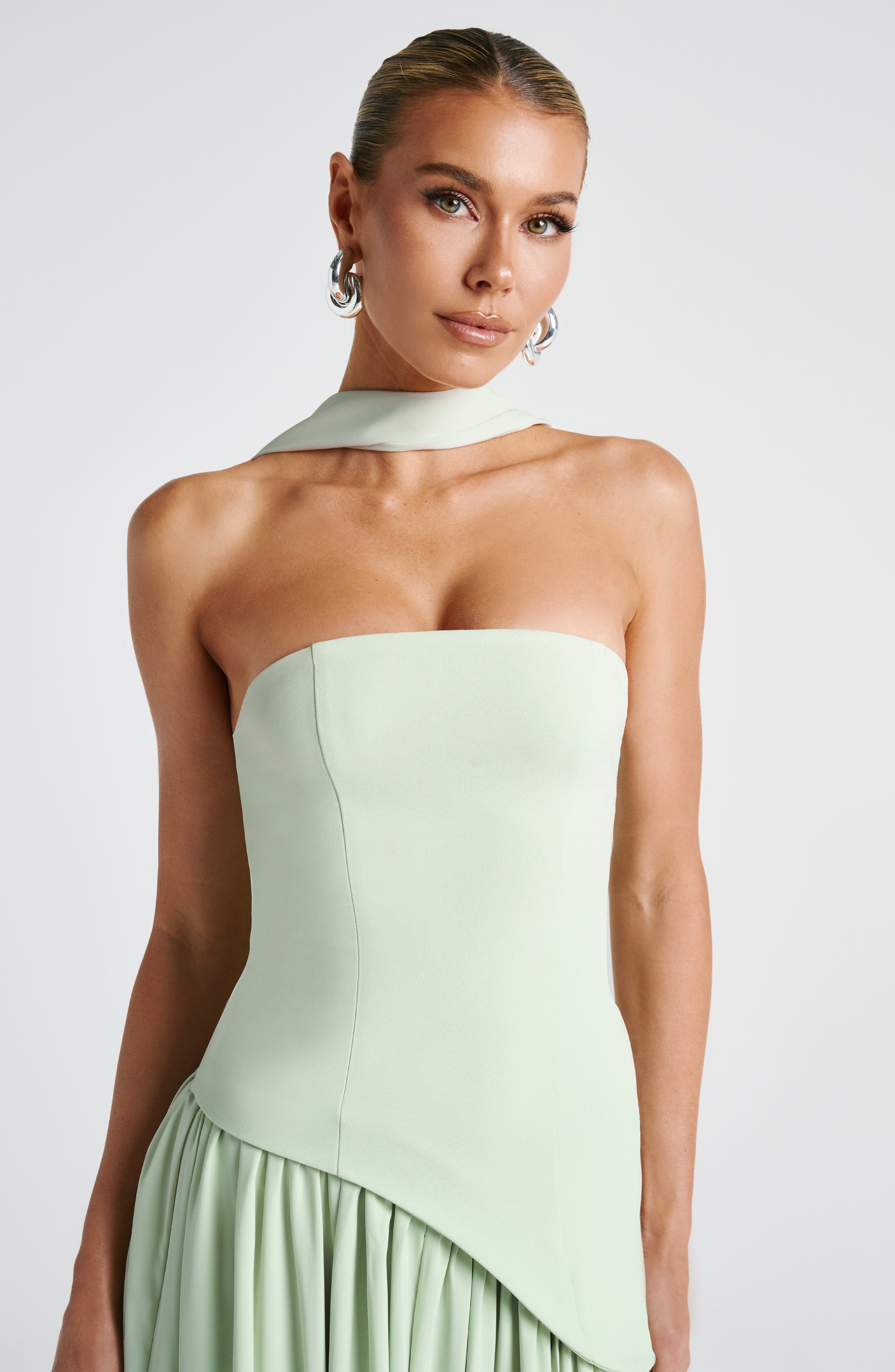minilena Maliyah Maxi Dress Mint