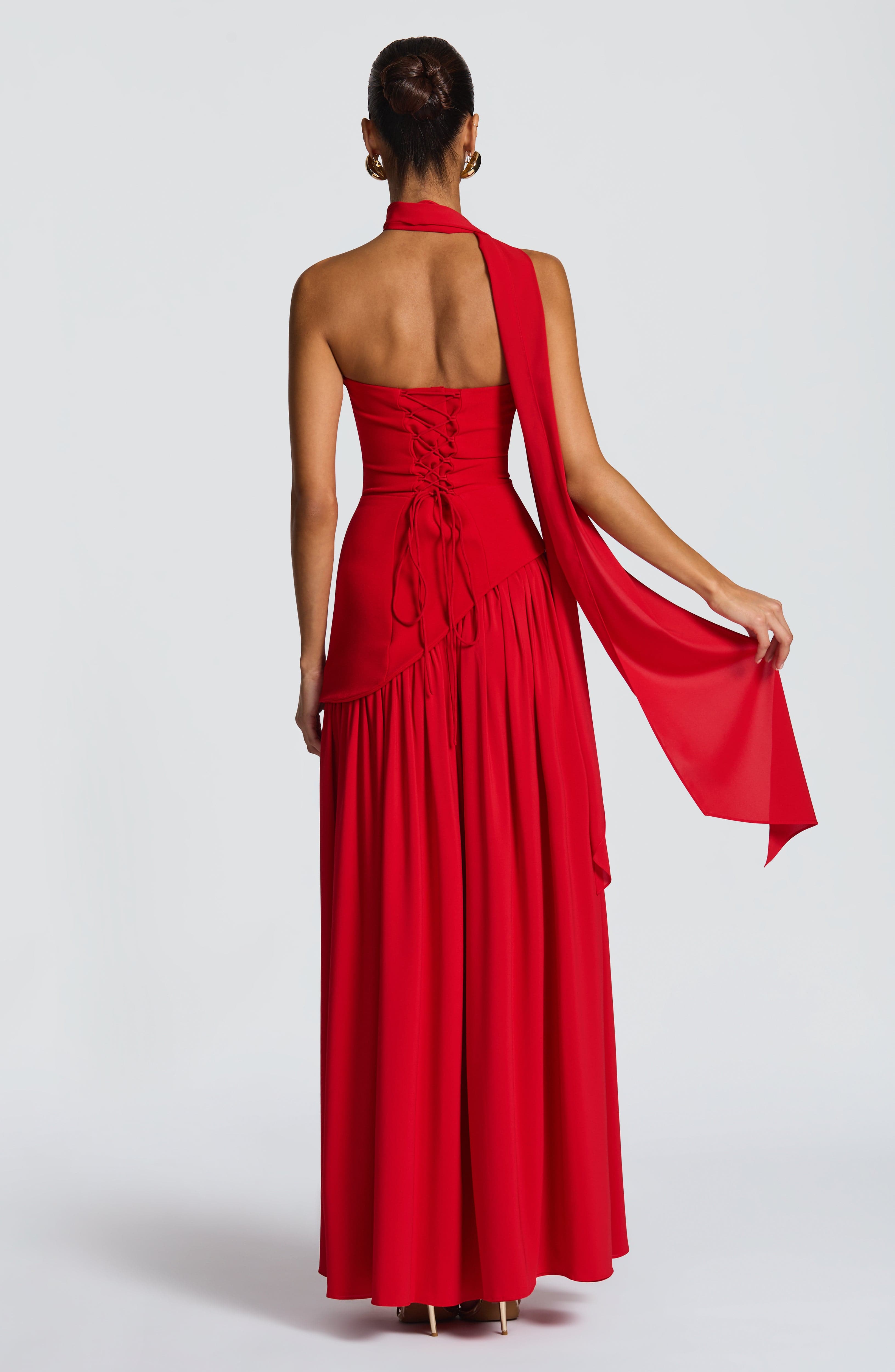 minilena Maliyah Maxi Dress Red