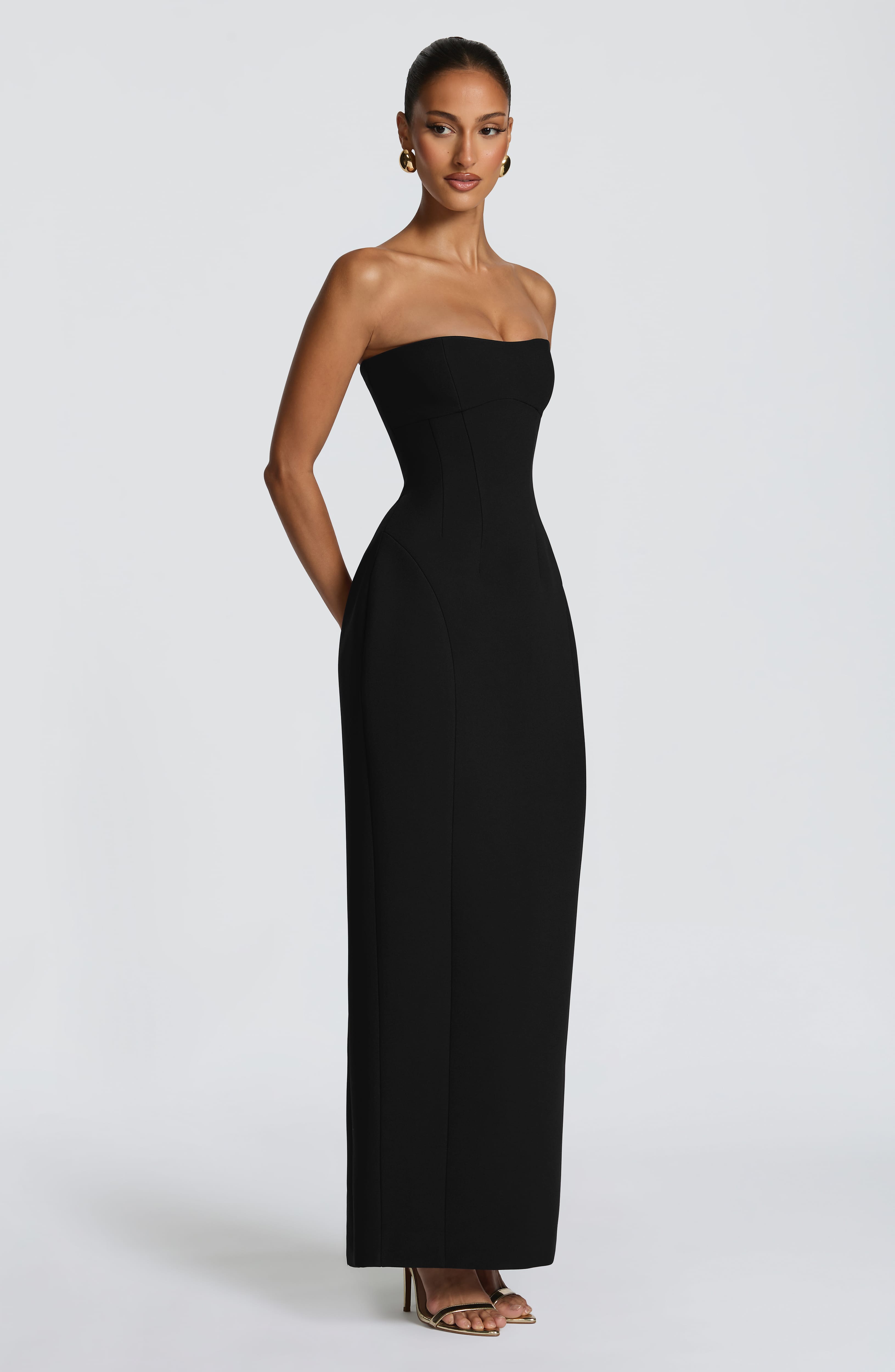 minilena Manon Maxi Dress Black