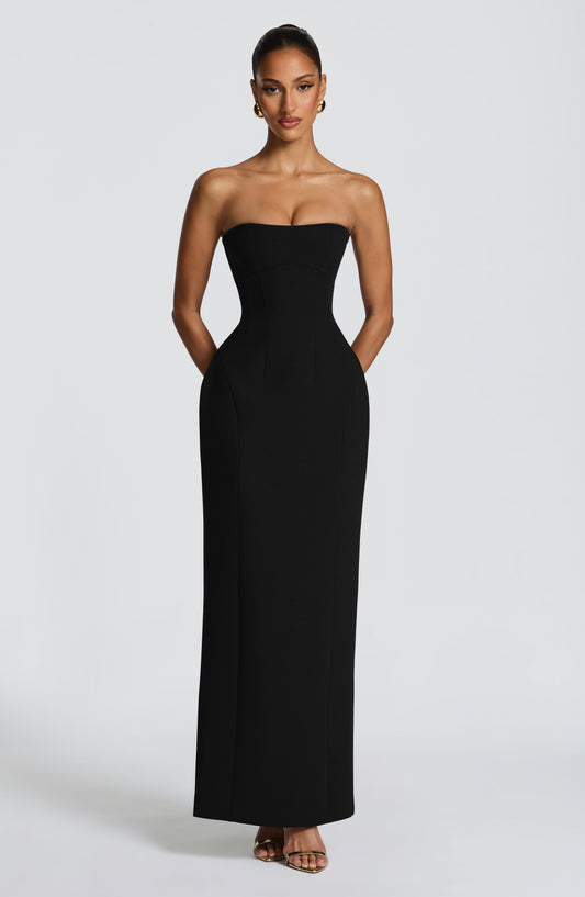 minilena Manon Maxi Dress Black