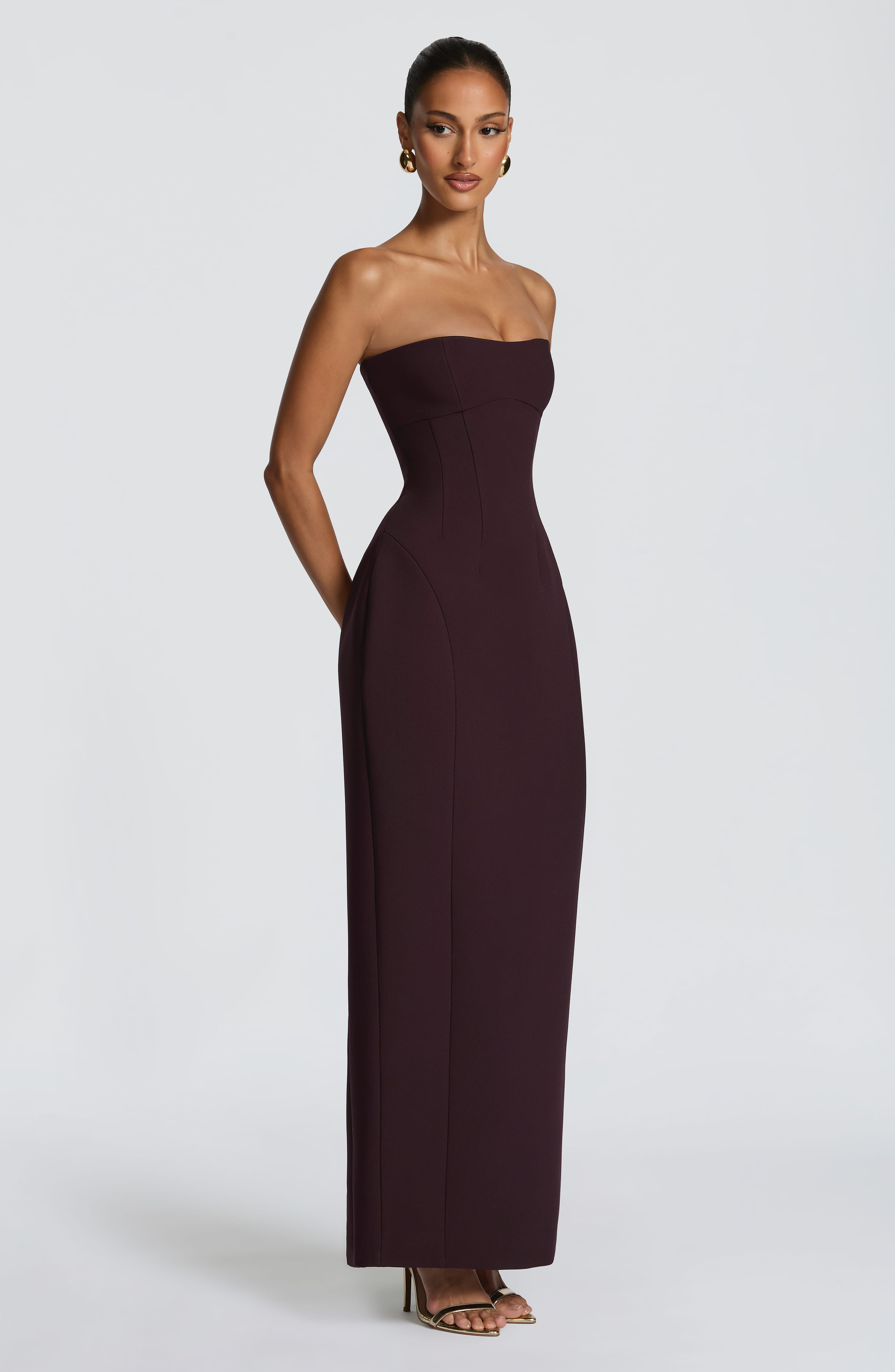 minilena Manon Maxi Dress Plum