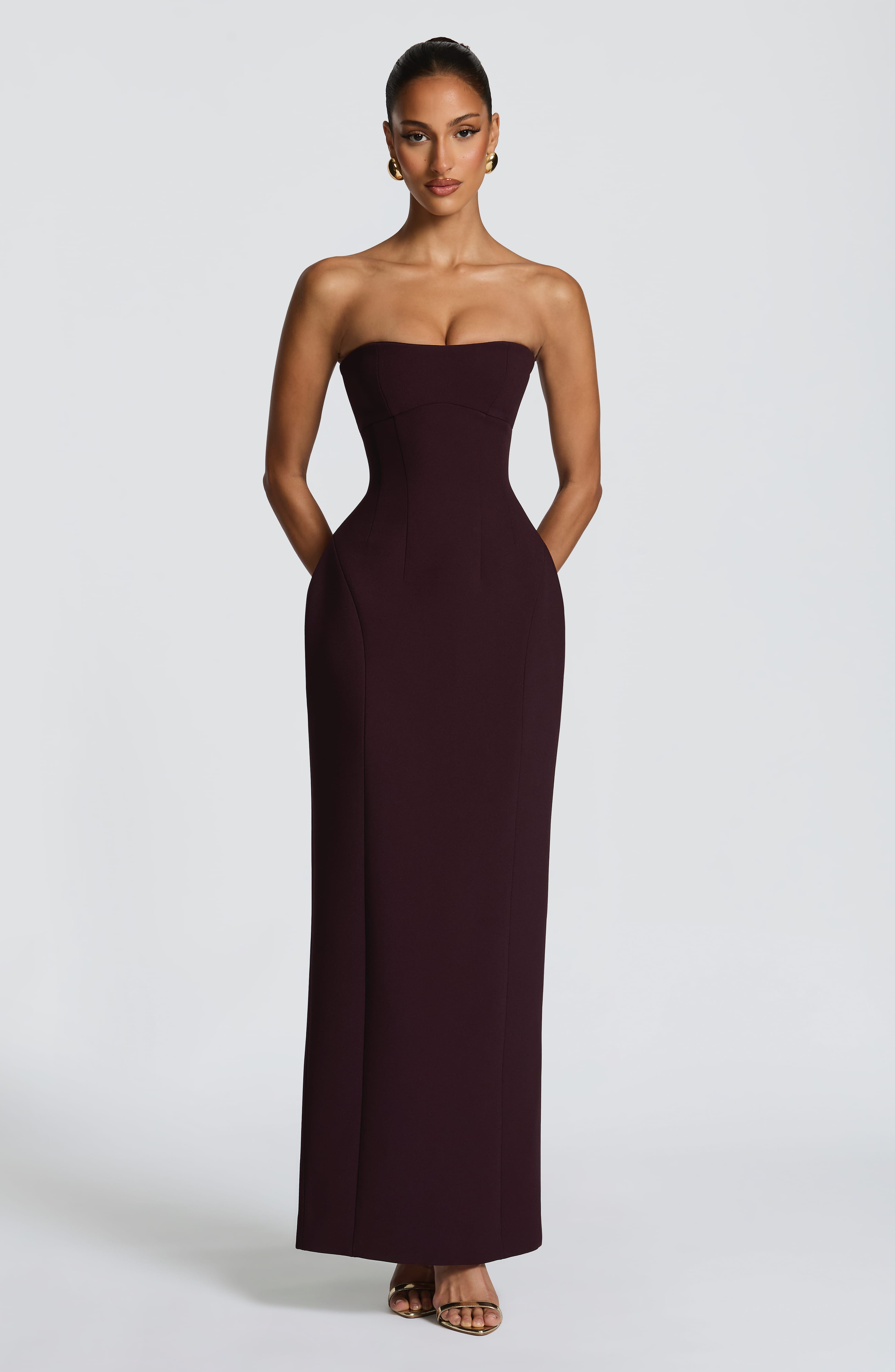 minilena Manon Maxi Dress Plum