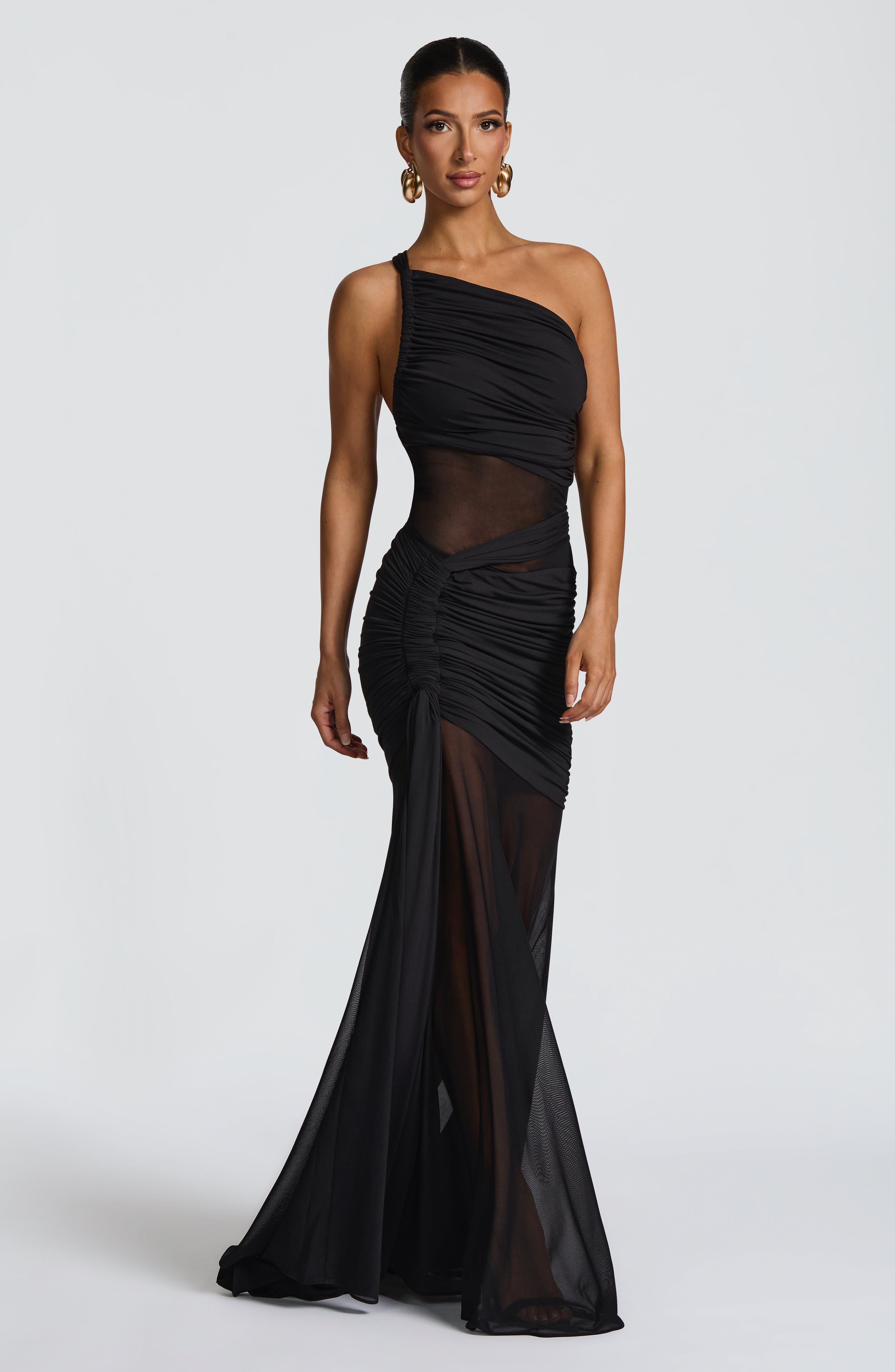 minilena Marianne Maxi Dress Black