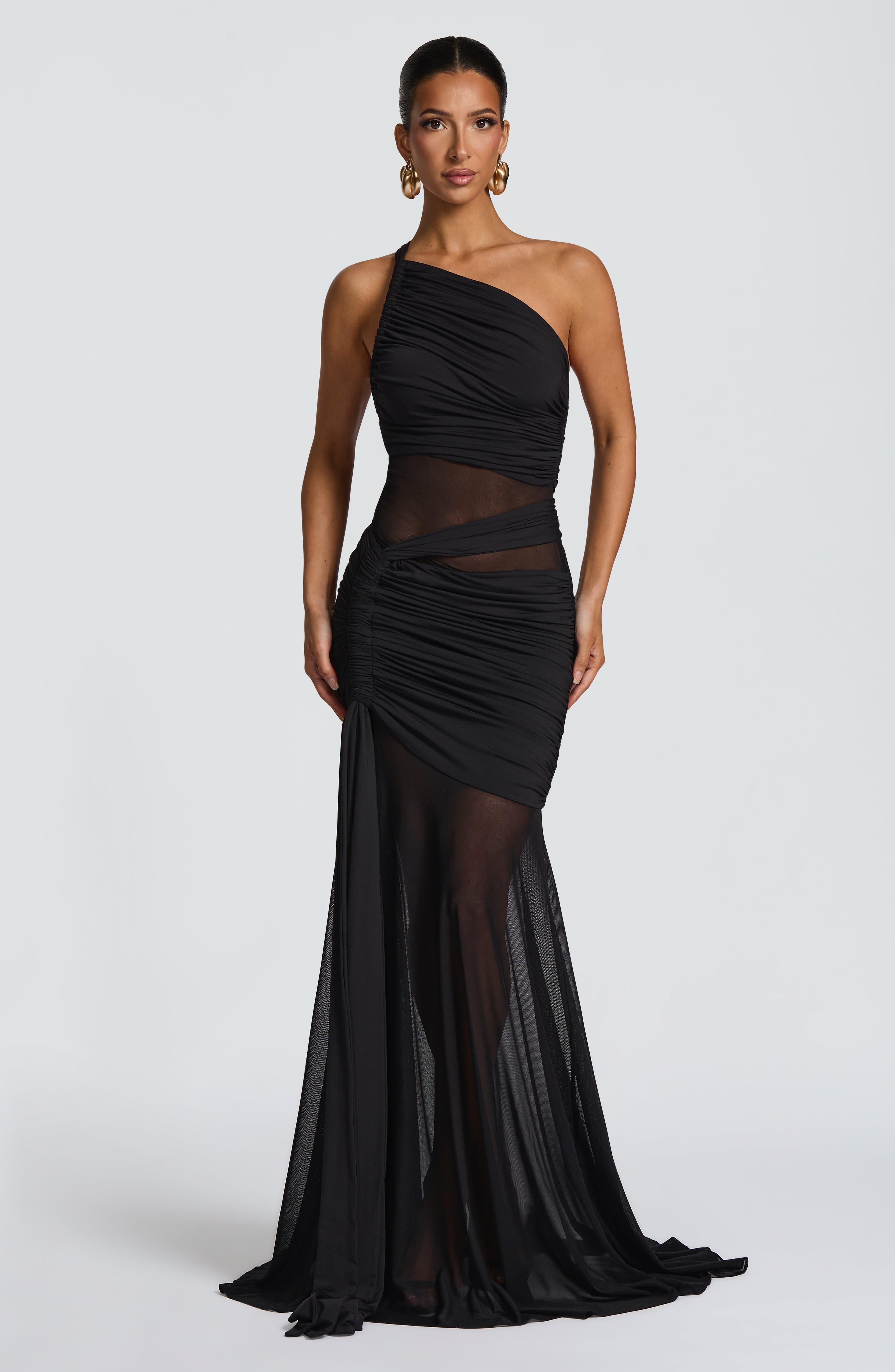 minilena Marianne Maxi Dress Black
