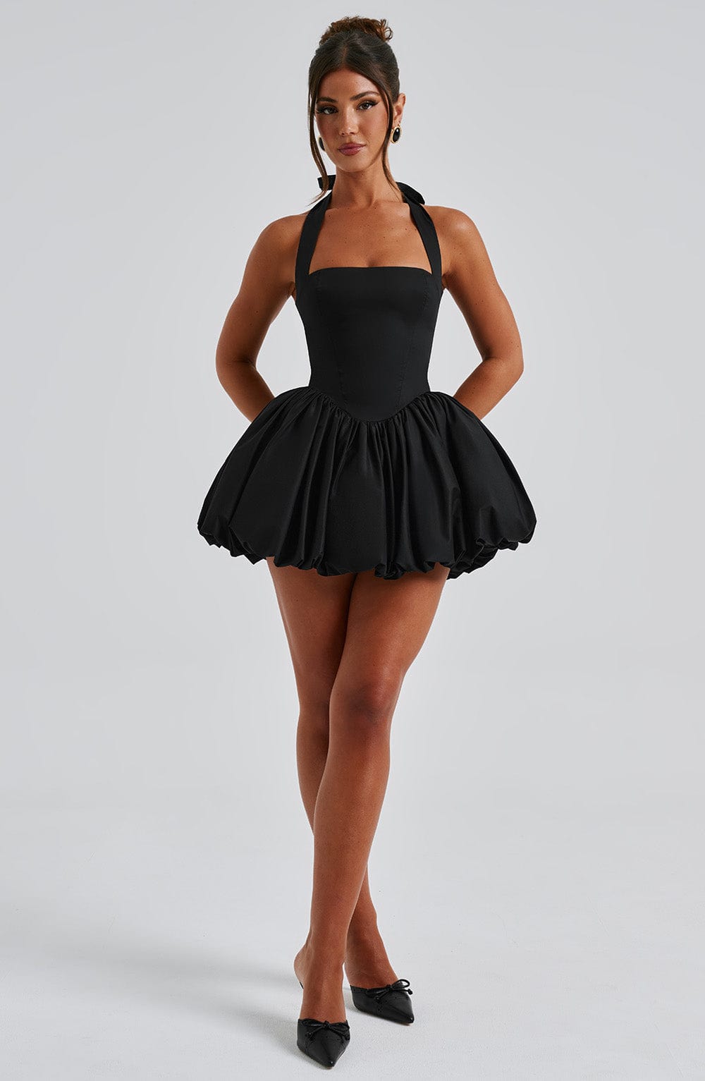 minilena Maricia Mini Dress Black