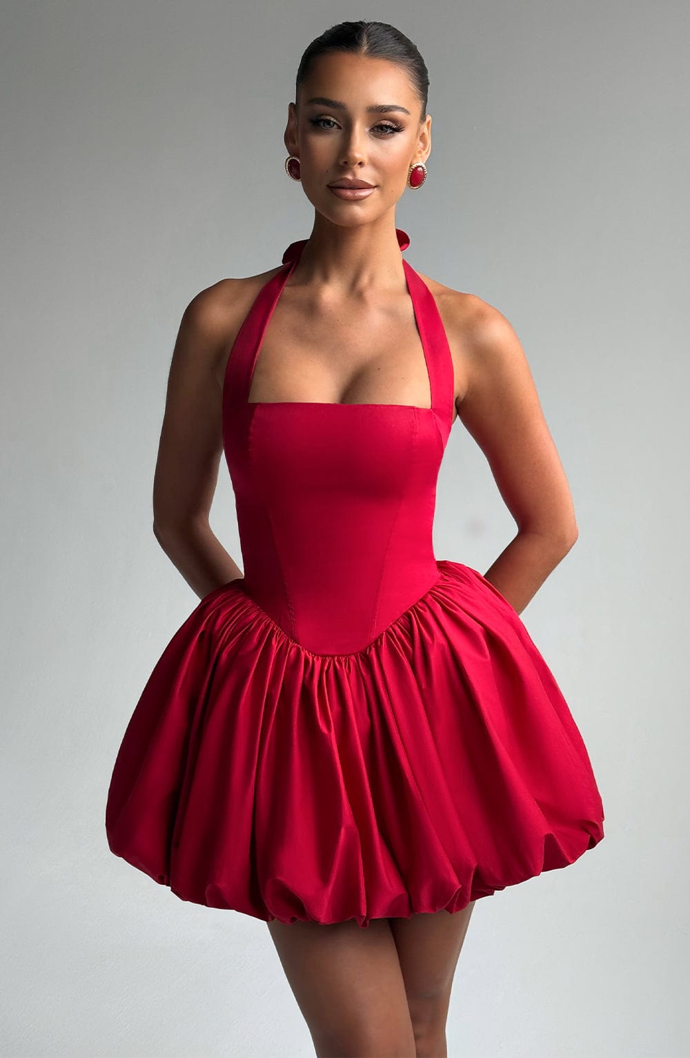 minilena Maricia Mini Dress Red