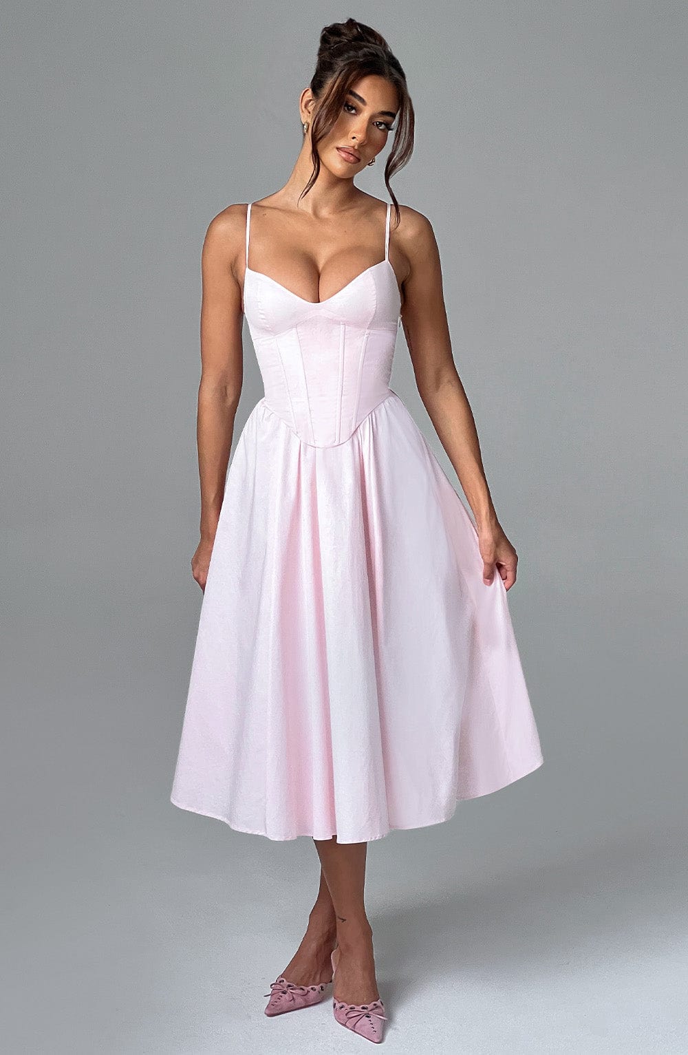 minilena Mariella Midi Dress Blush