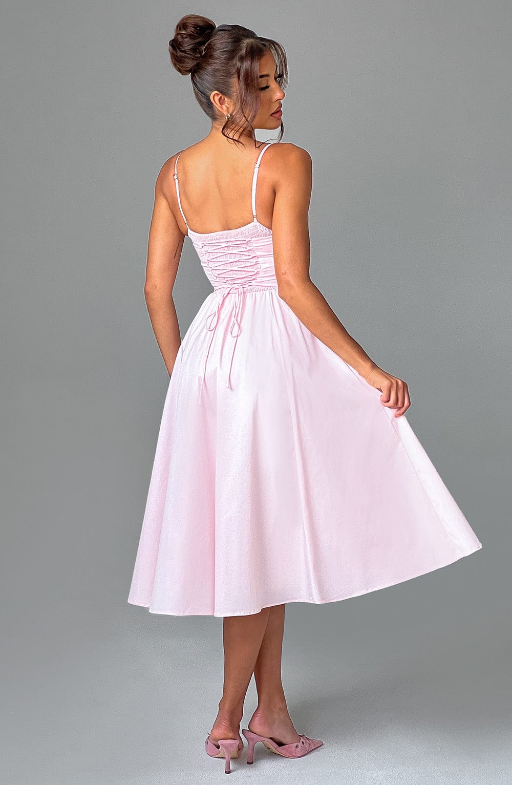 minilena Mariella Midi Dress Blush