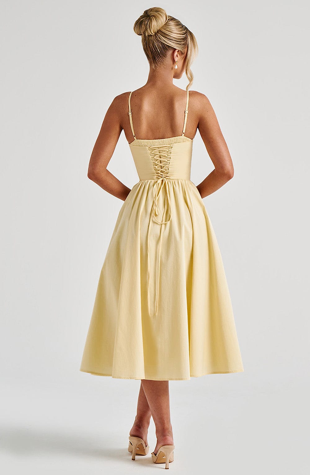 minilena Mariella Midi Dress Lemon