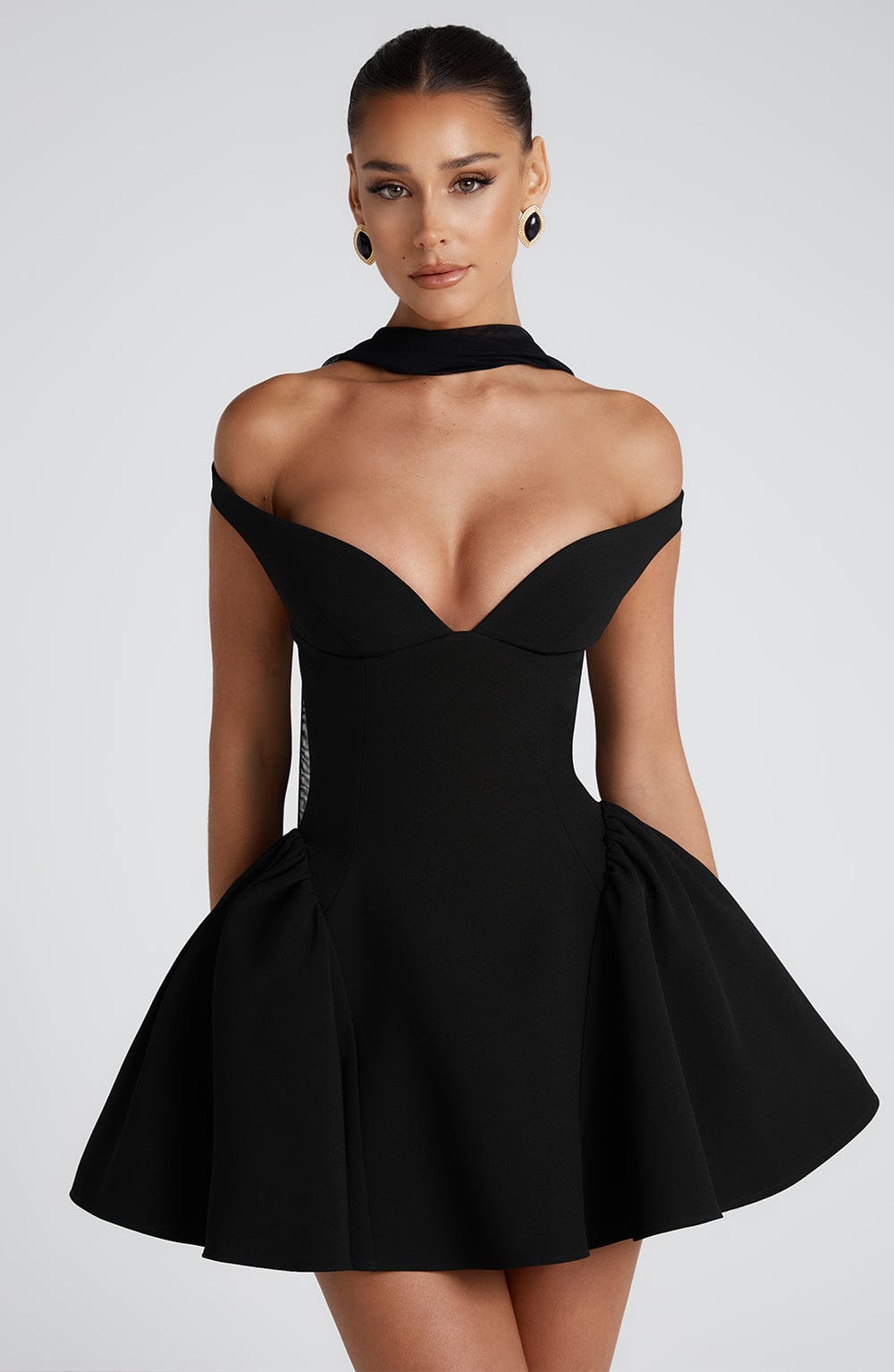 minilena Marla Mini Dress Black