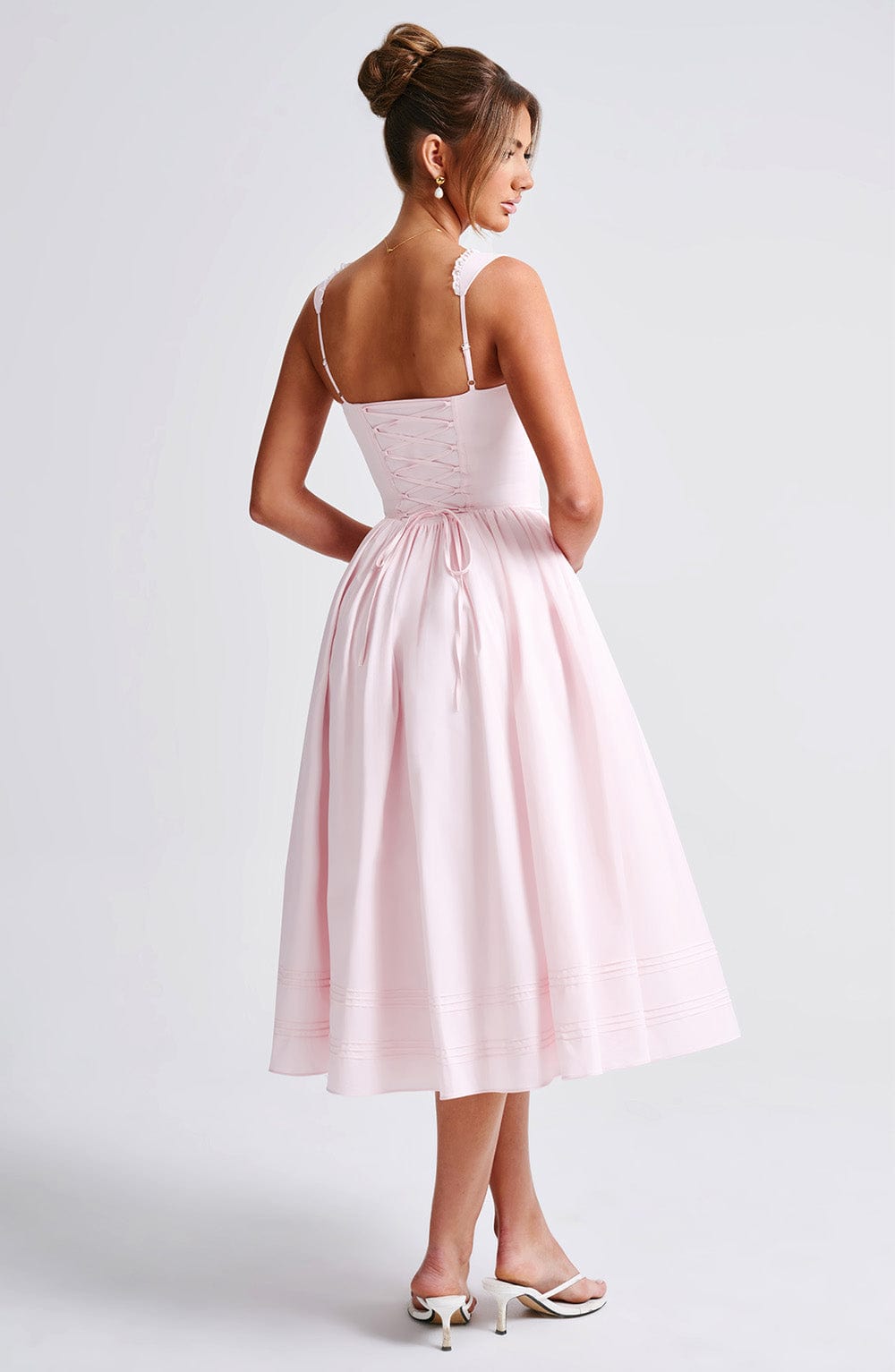 minilena Marlena Midi Dress Blush