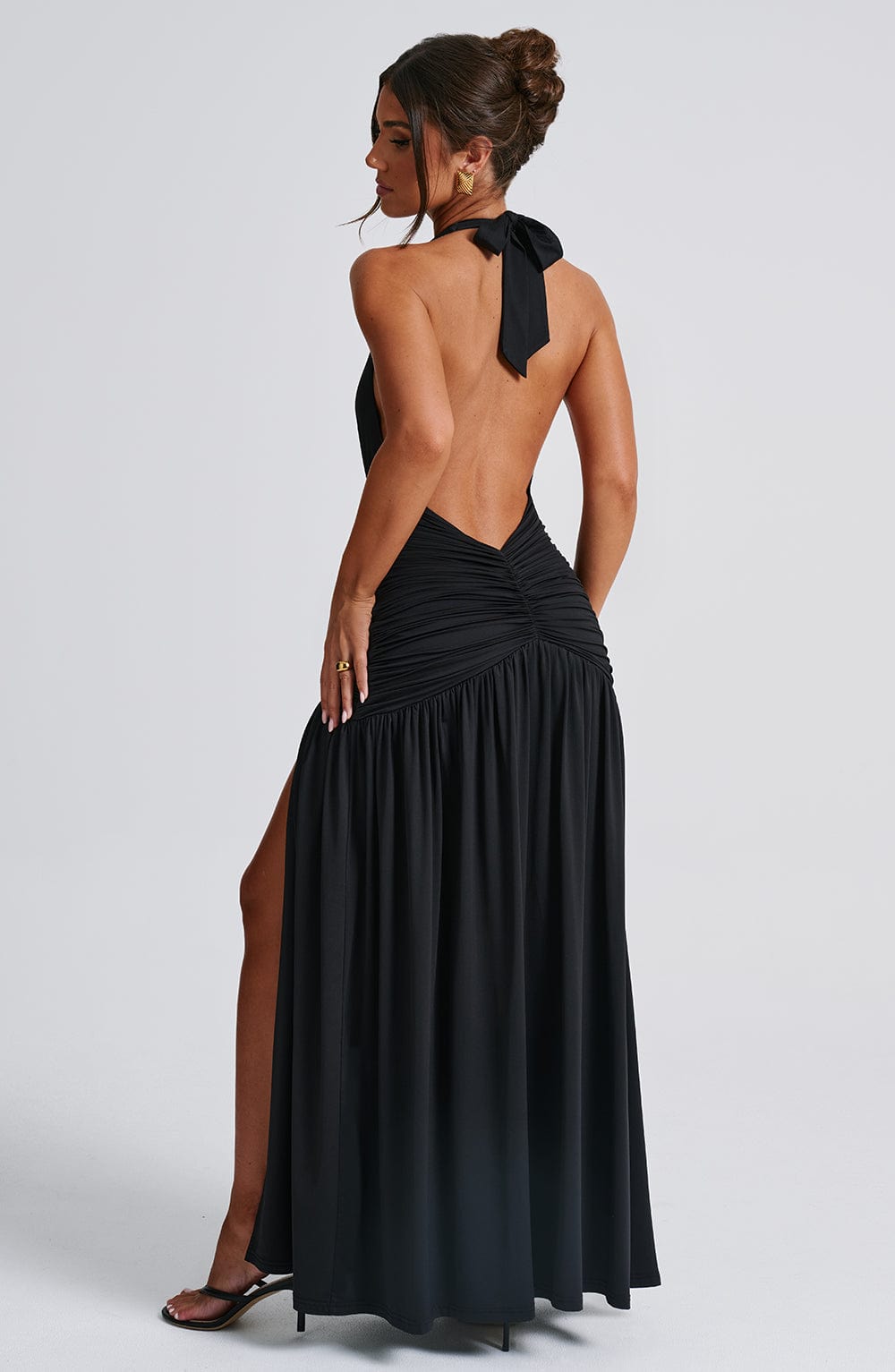 minilena Melania Maxi Dress Black