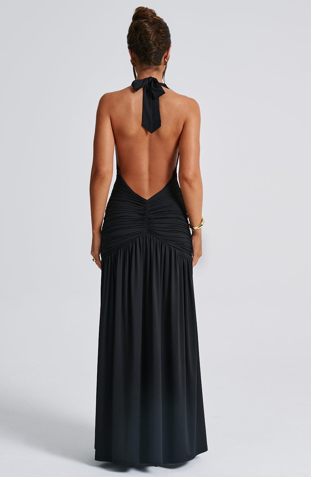 minilena Melania Maxi Dress Black