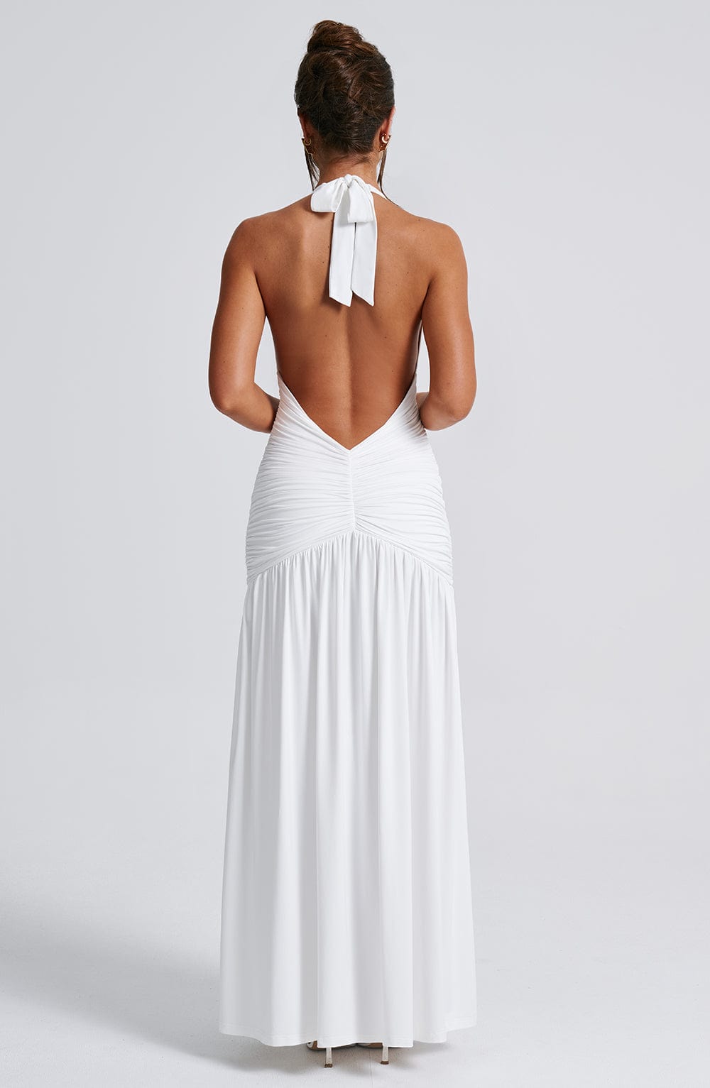minilena Melania Maxi Dress White