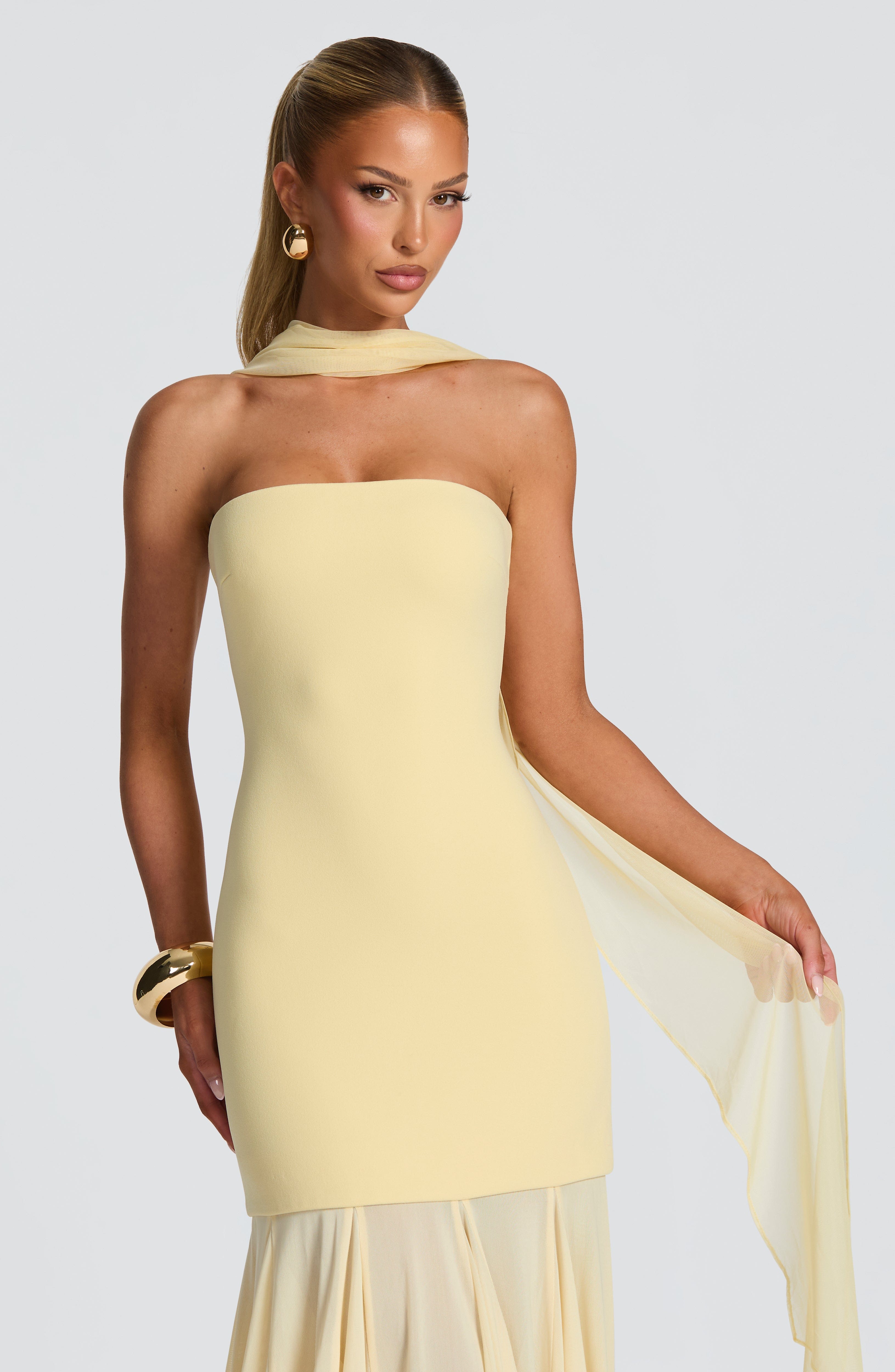 minilena Merritt Gown Lemon