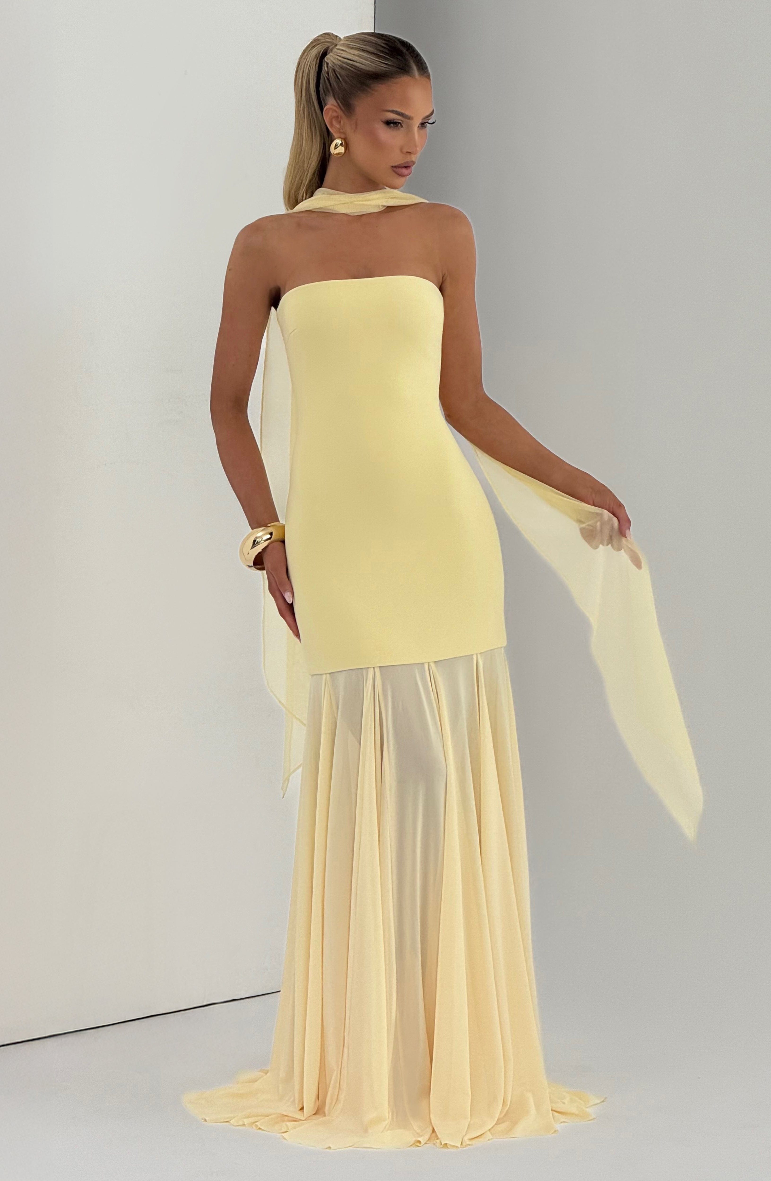 minilena Merritt Gown Lemon