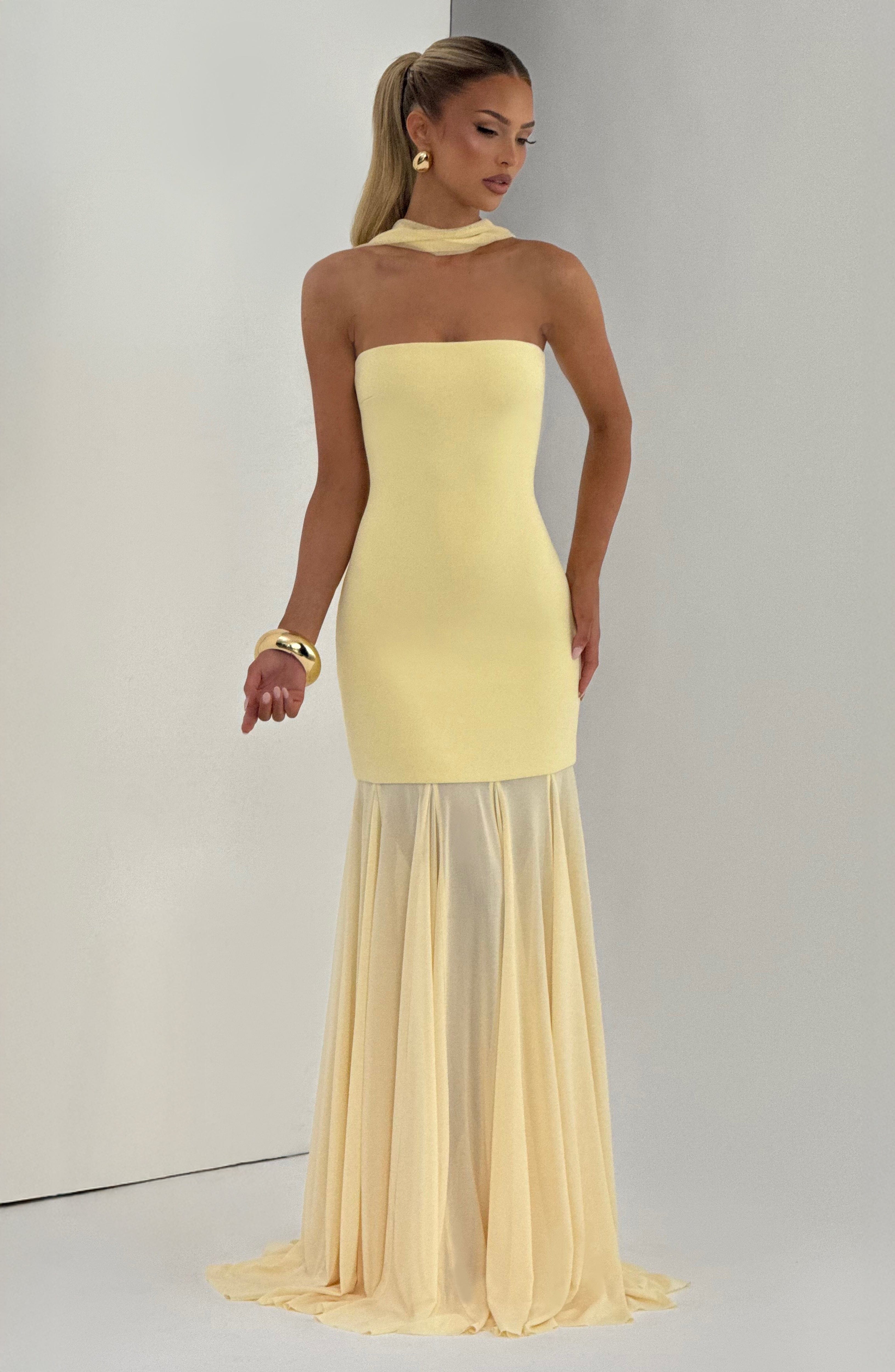 minilena Merritt Gown Lemon