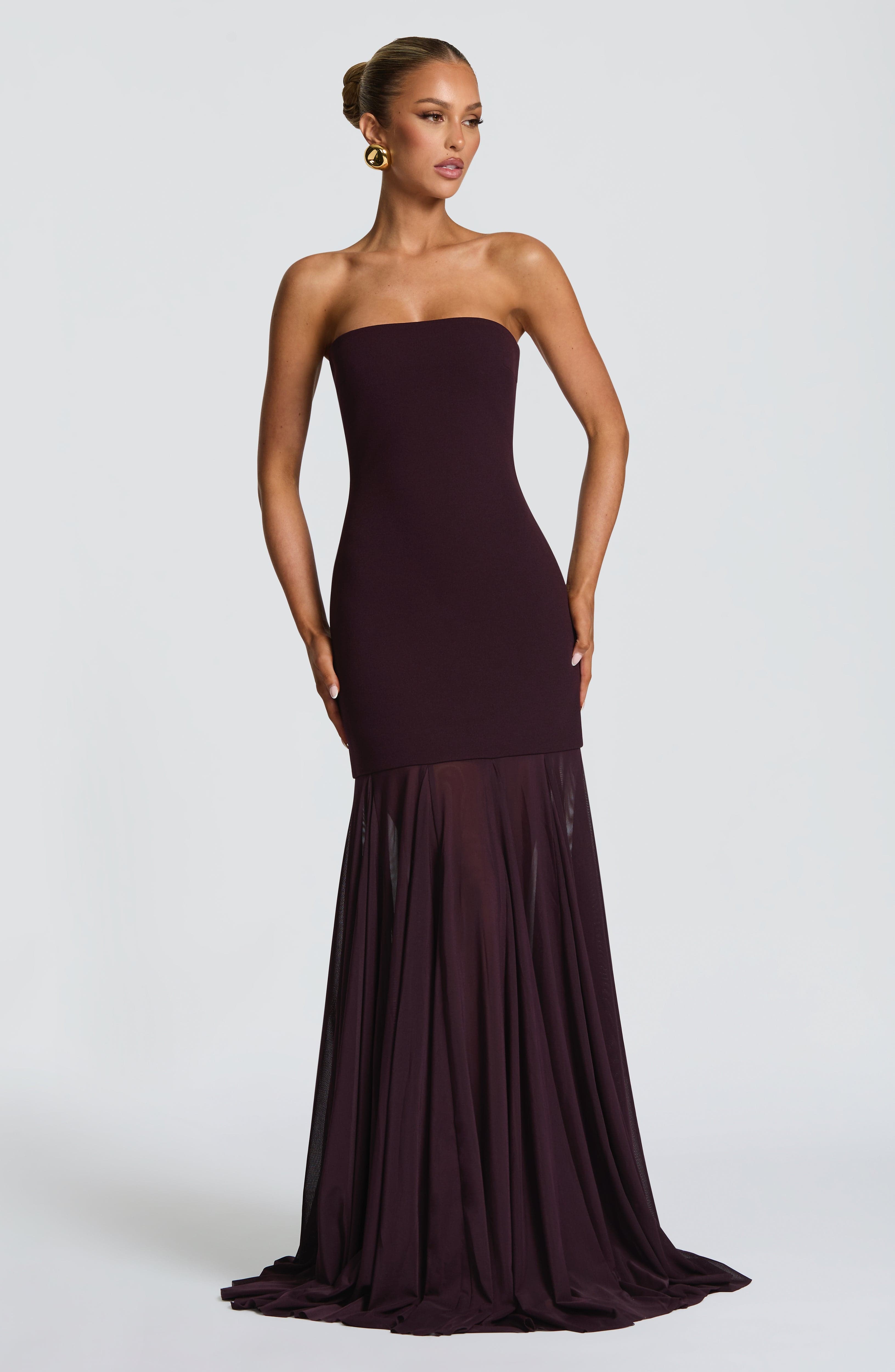 minilena Merritt Gown Plum