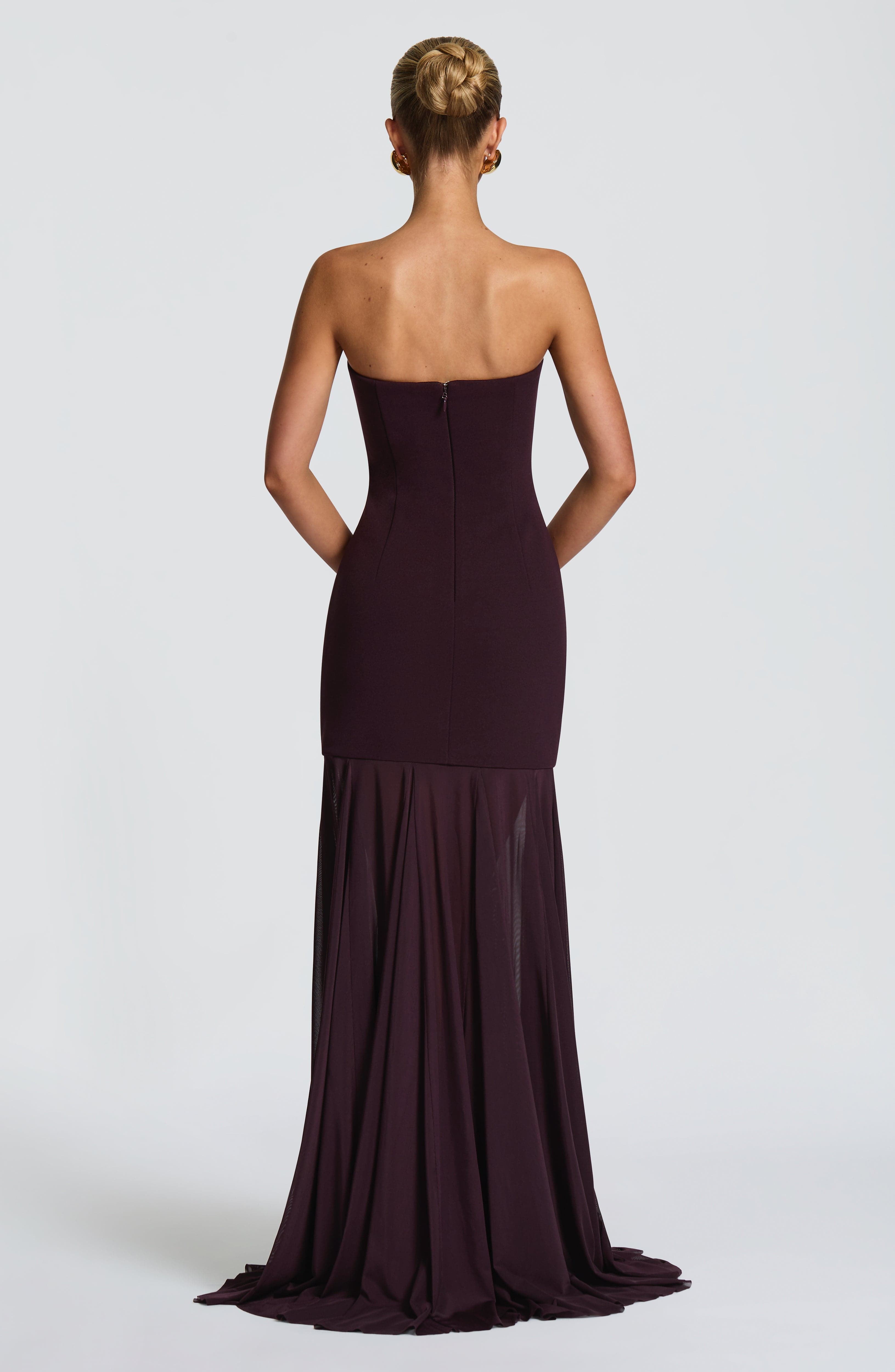 minilena Merritt Gown Plum