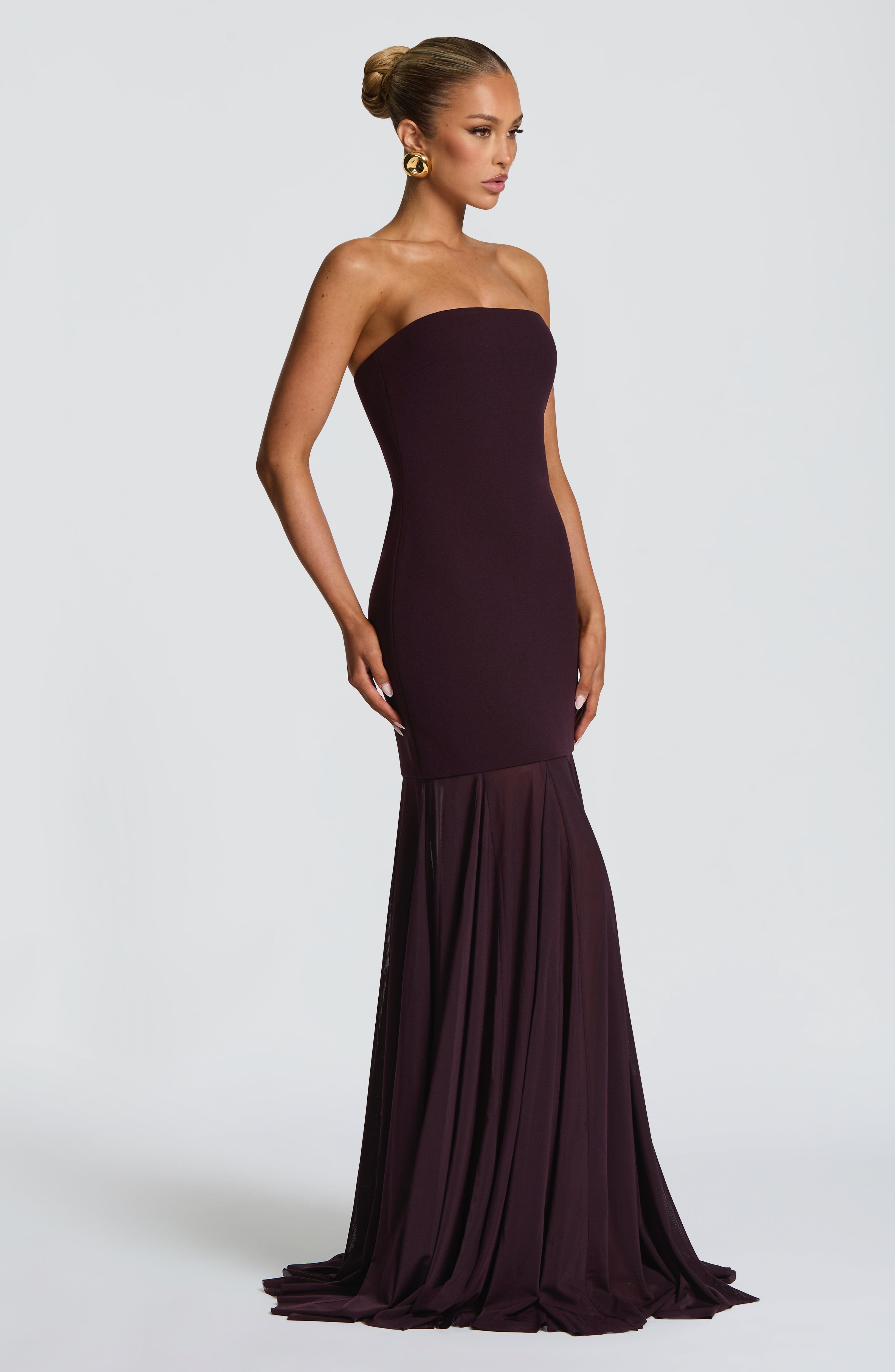minilena Merritt Gown Plum