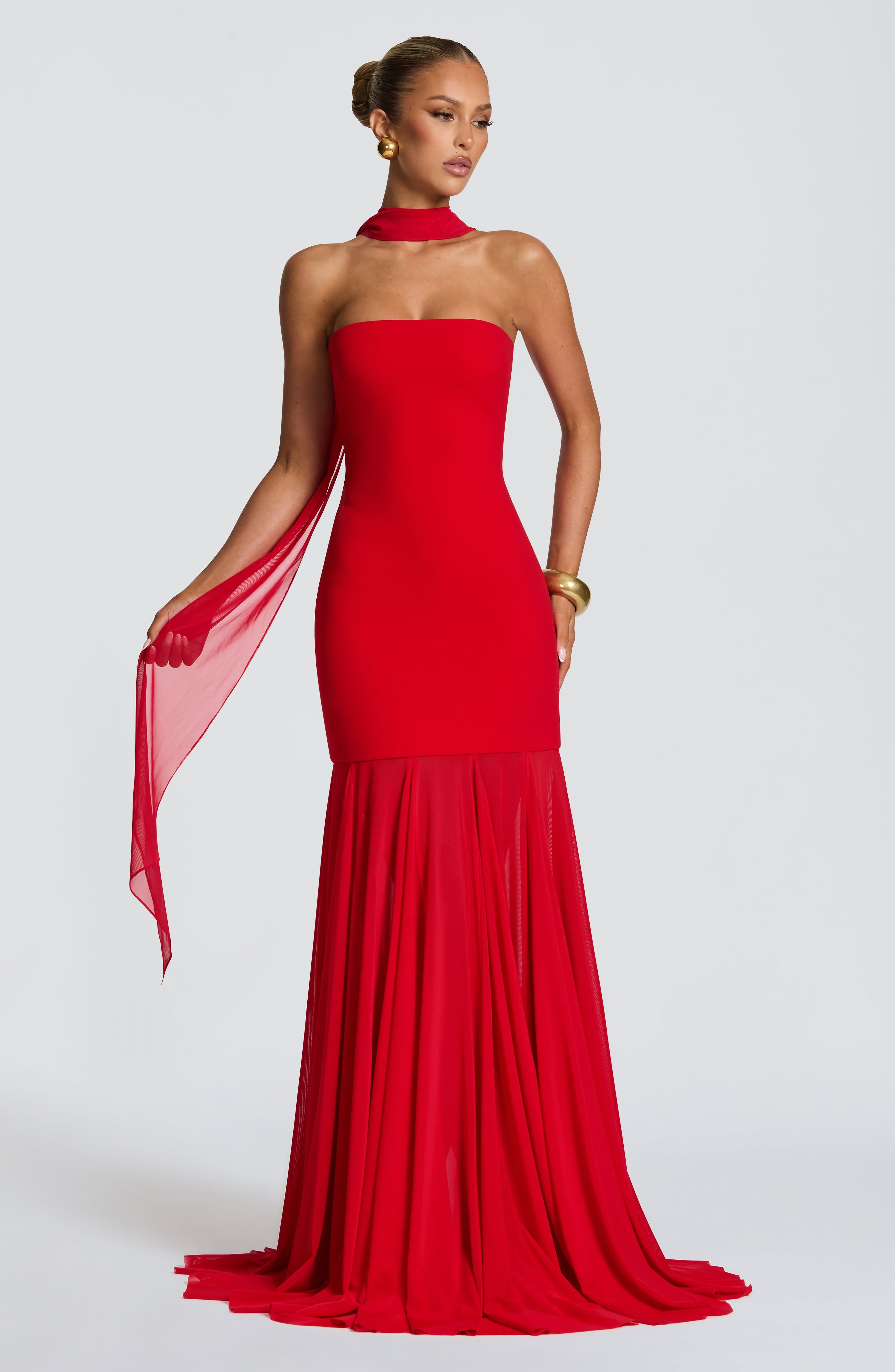 minilena Merritt Gown Red