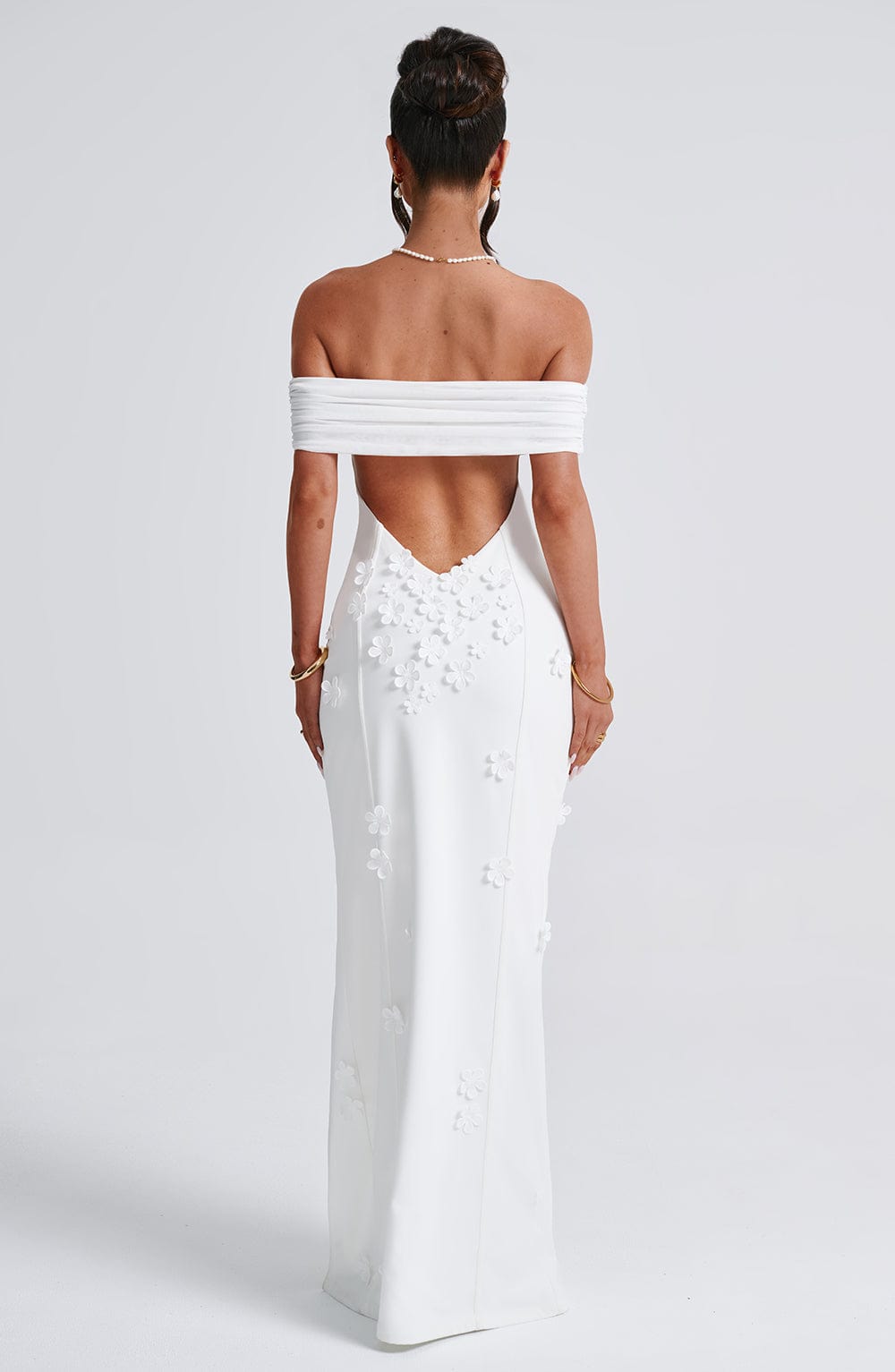 minilena Milani Maxi Dress Ivory