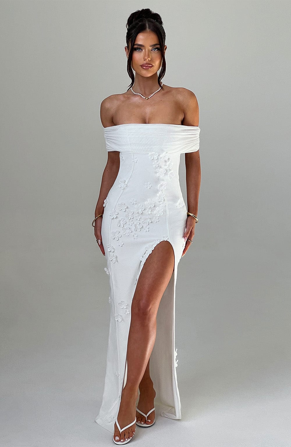 minilena Milani Maxi Dress Ivory