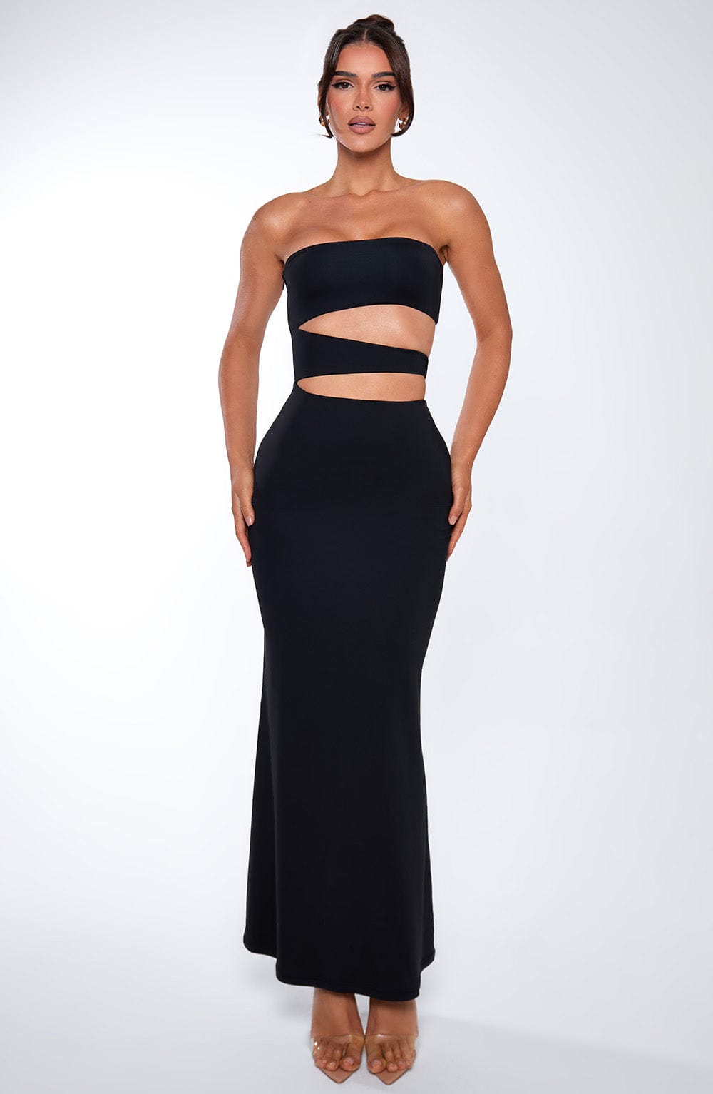 minilena Milia Maxi Dress Black