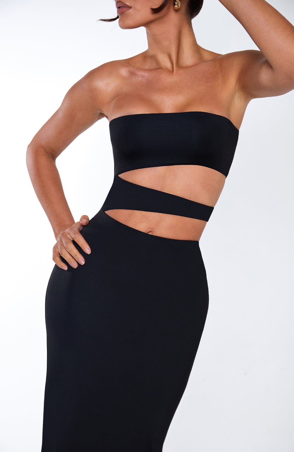 minilena Milia Maxi Dress Black