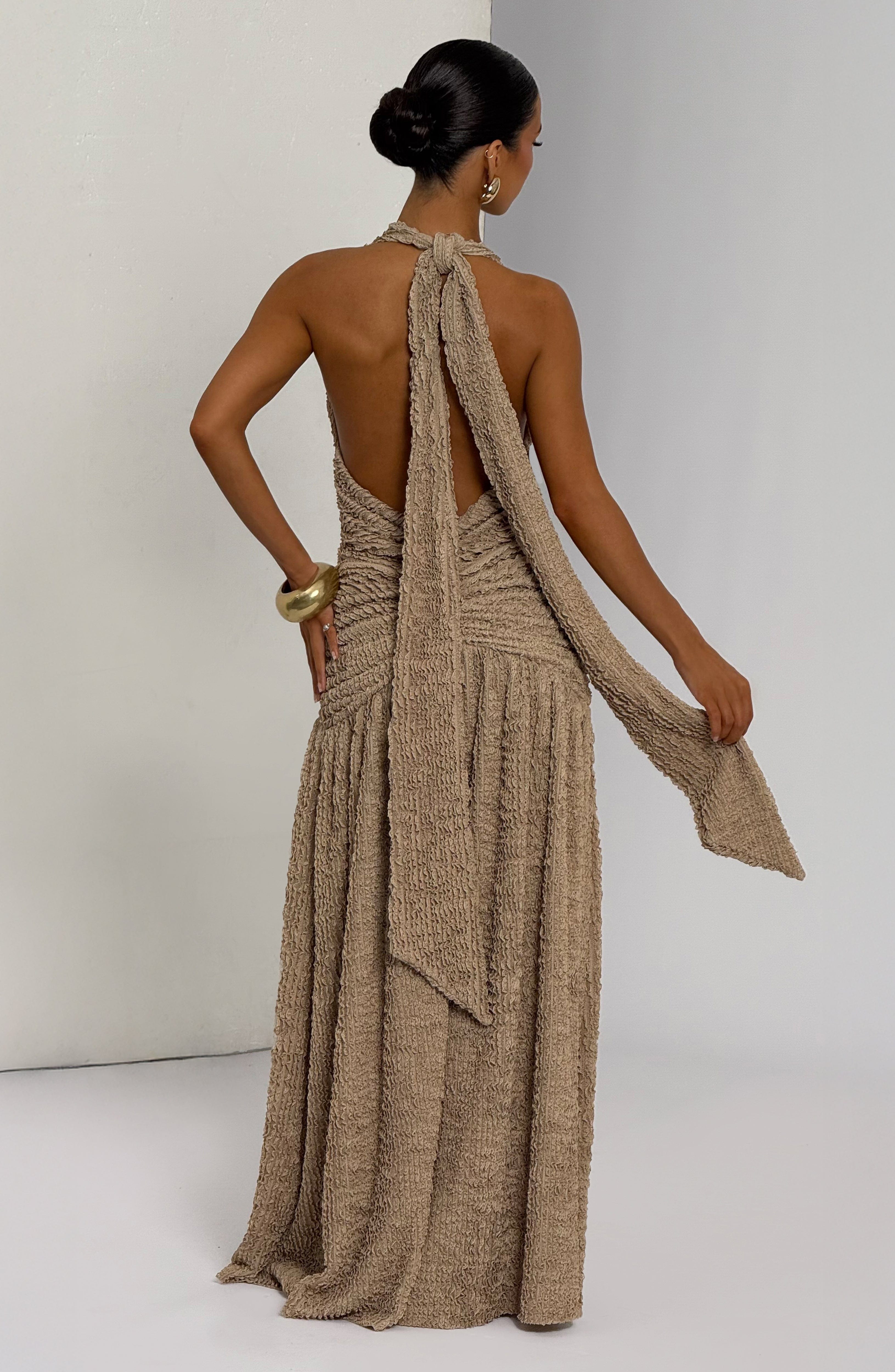 minilena Minerva Maxi Dress Beige