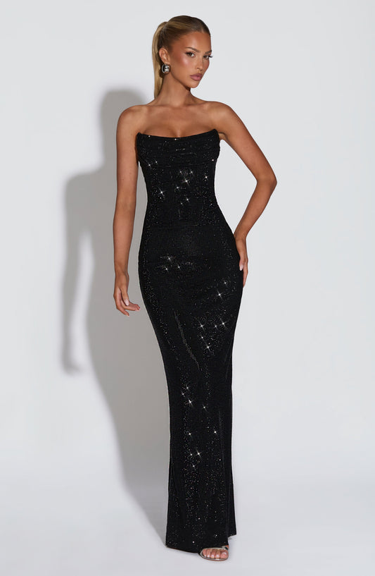 minilena Mirabella Maxi Dress Black