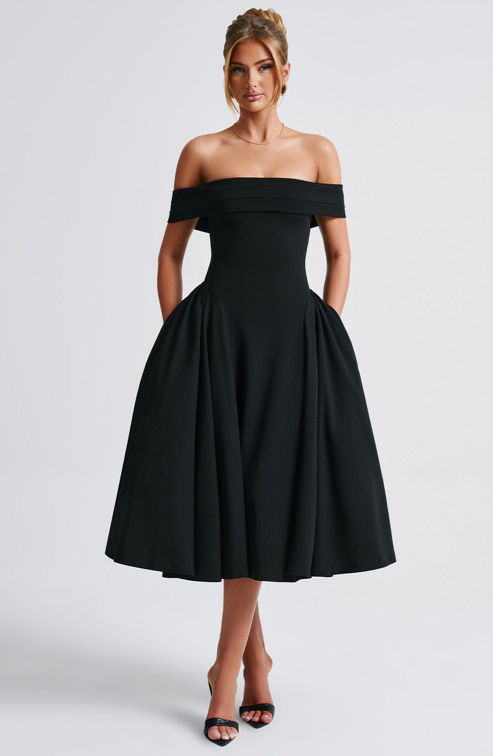 minilena Miranda Midi Dress Black