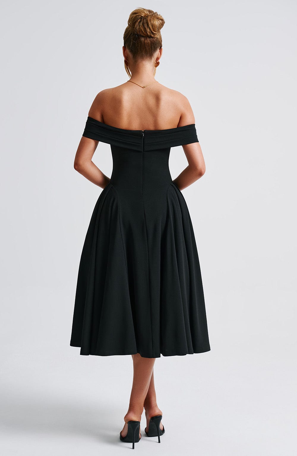 minilena Miranda Midi Dress Black