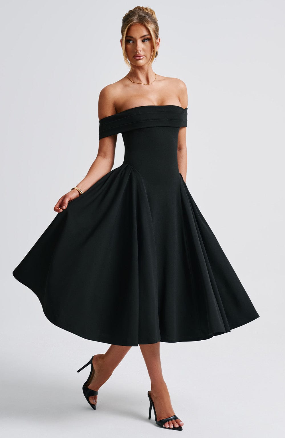 minilena Miranda Midi Dress Black