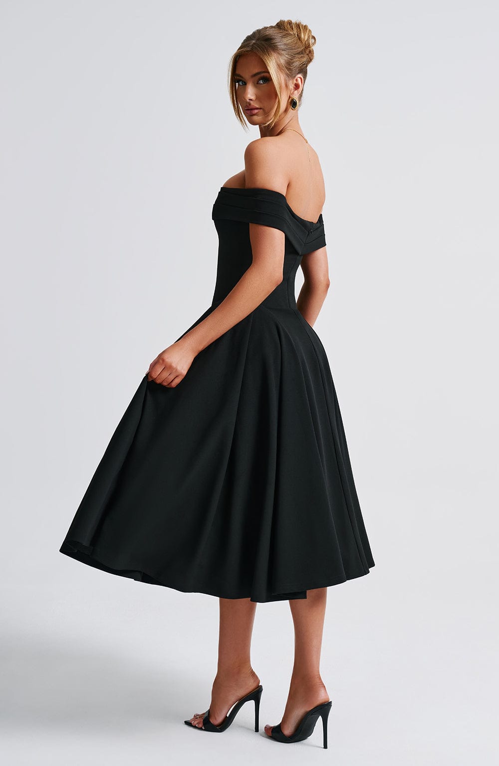 minilena Miranda Midi Dress Black