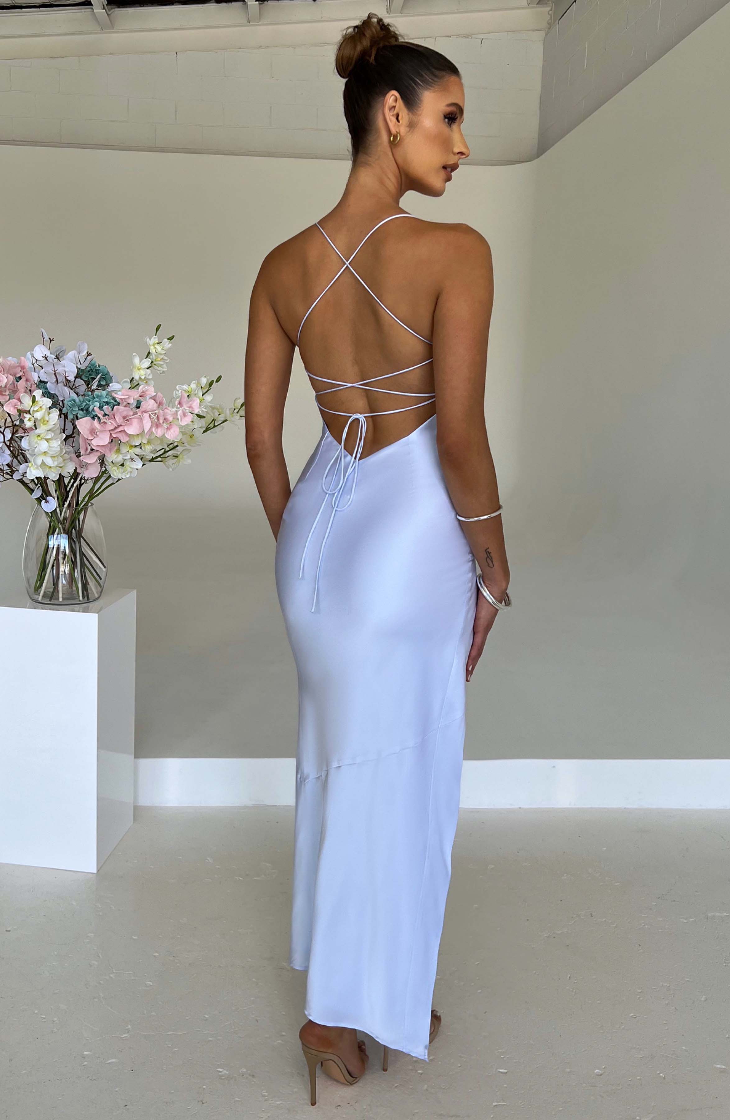 minilena Misha Maxi Dress Baby Blue