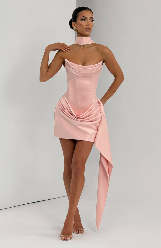 minilena Mona Mini Dress Blush