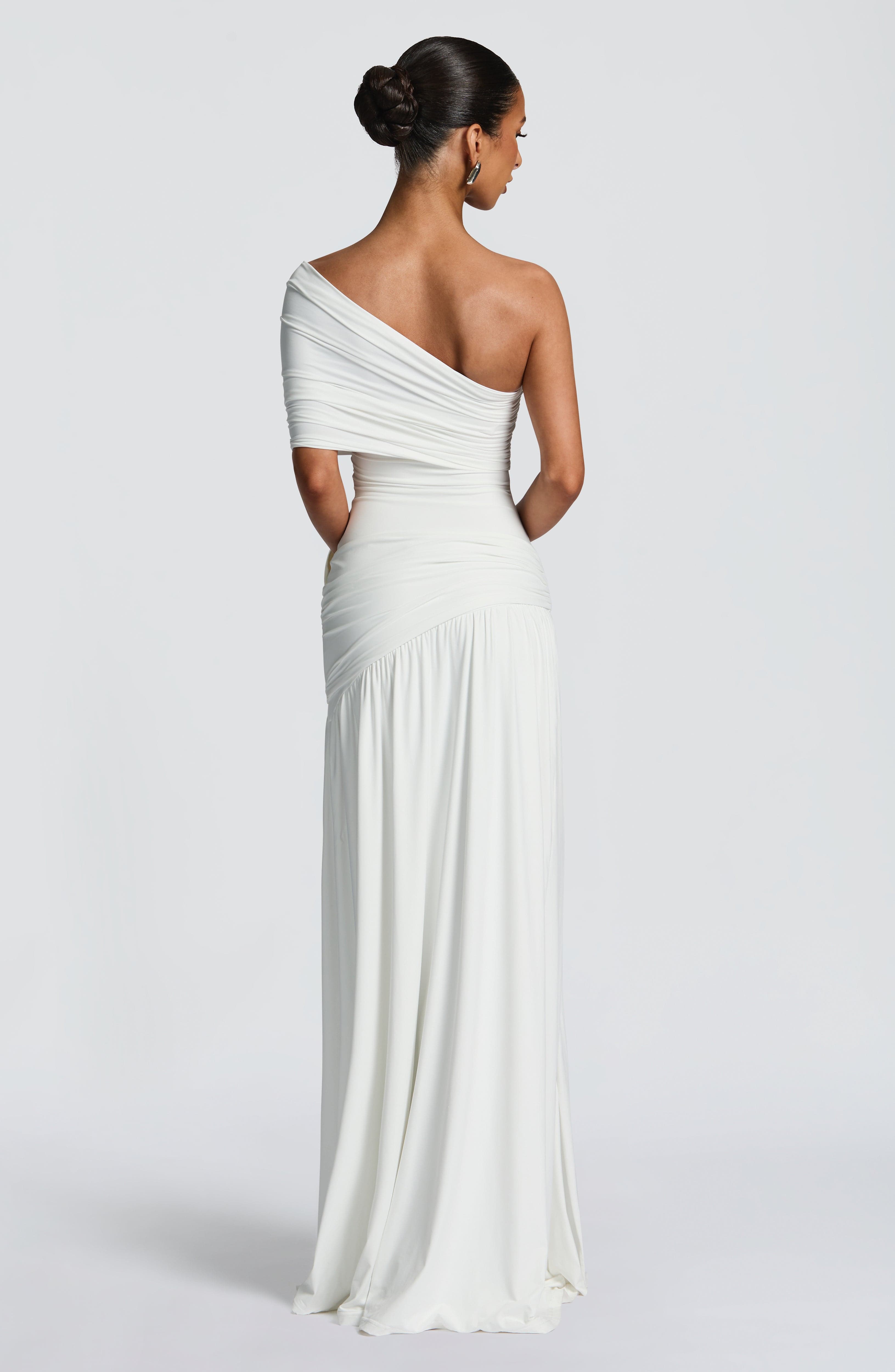 minilena Monica Maxi Dress White