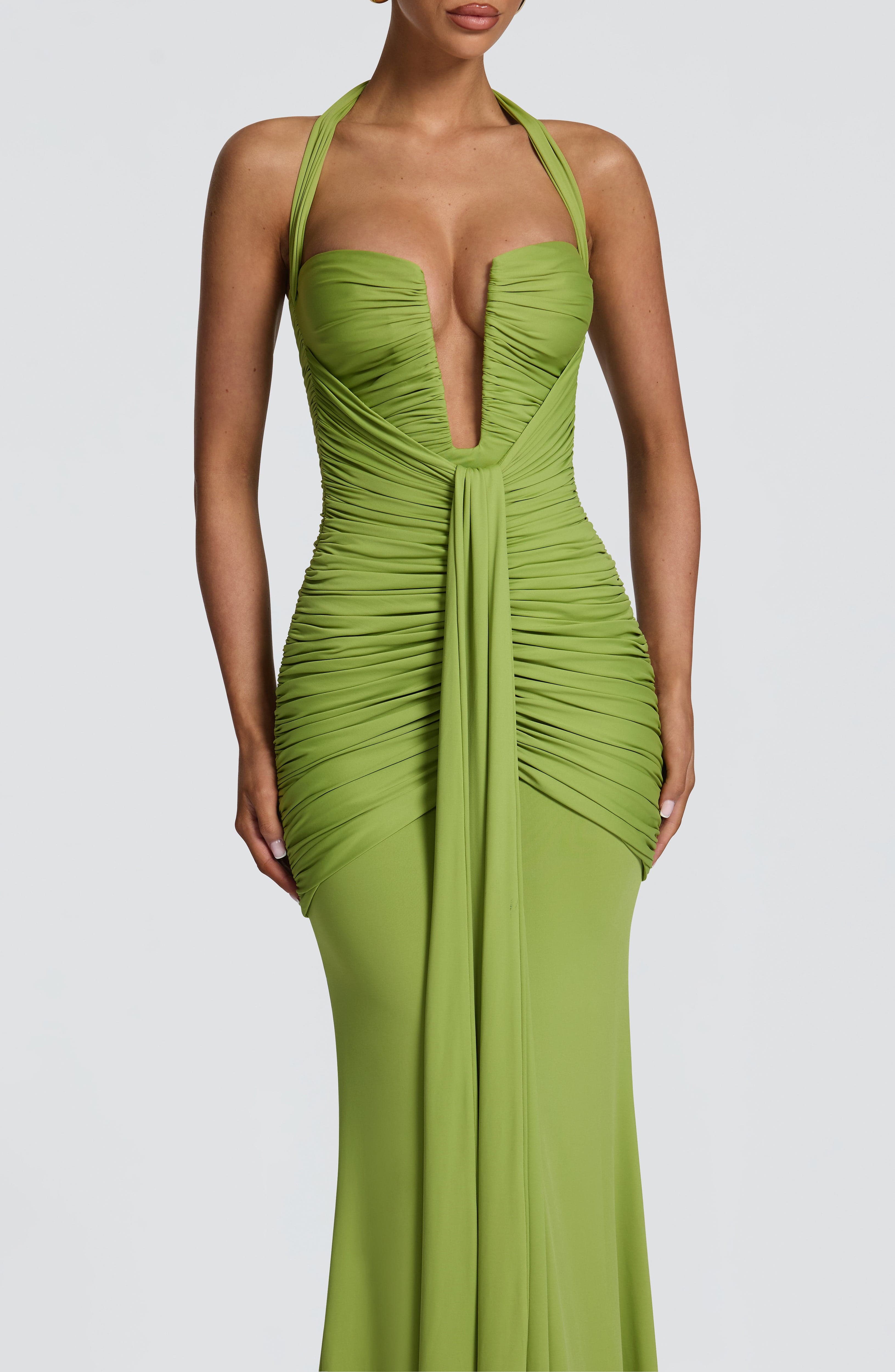 minilena Morrigan Maxi Dress Olive
