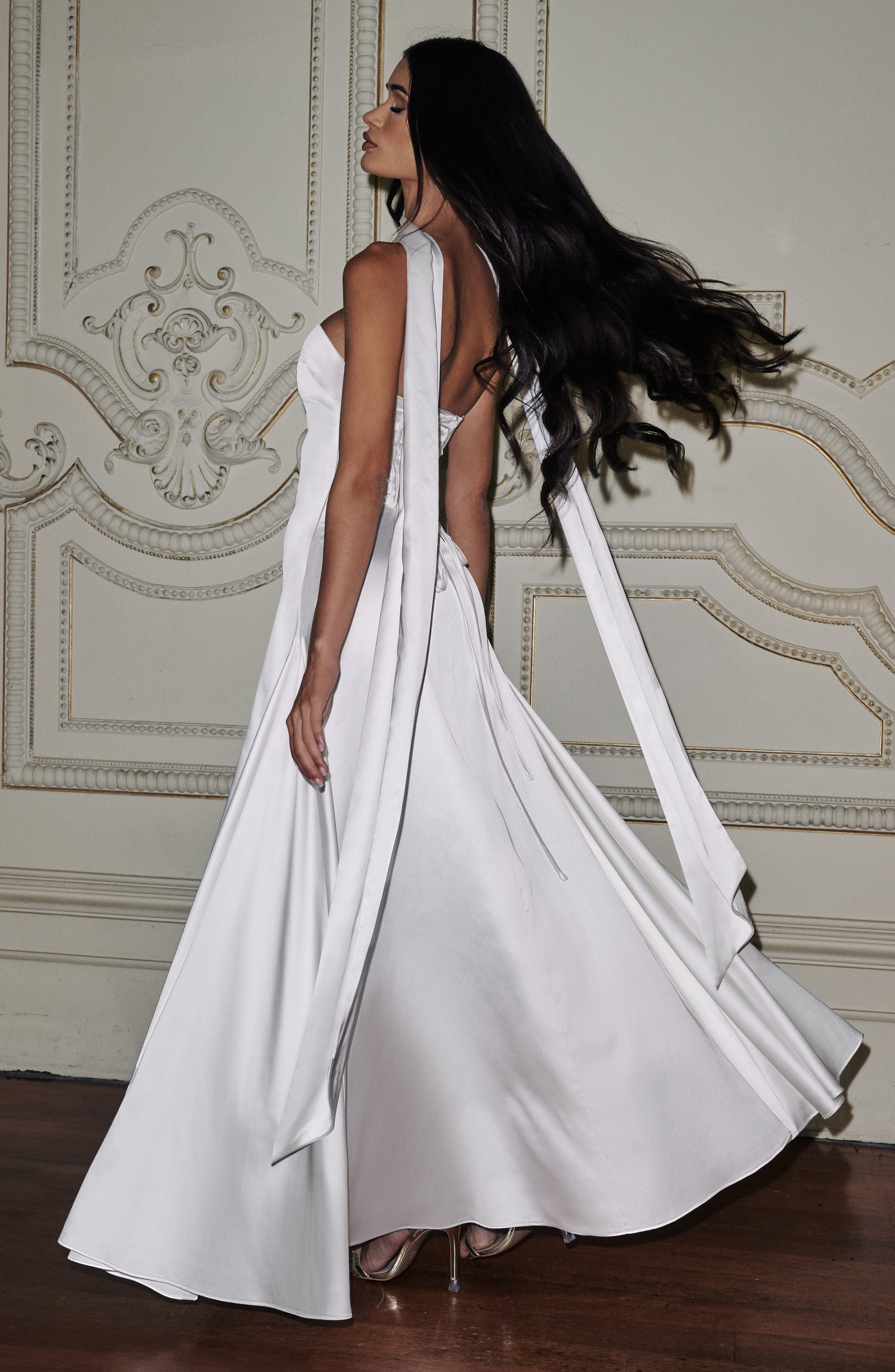 minilena Morven Maxi Dress Ivory