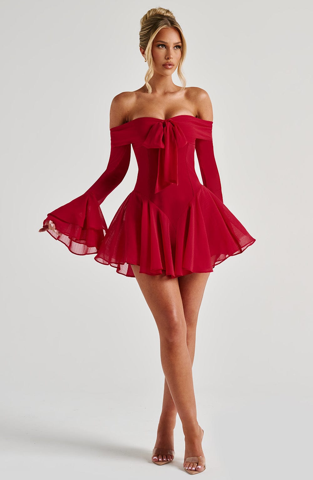 minilena Nerissa Playsuit Red