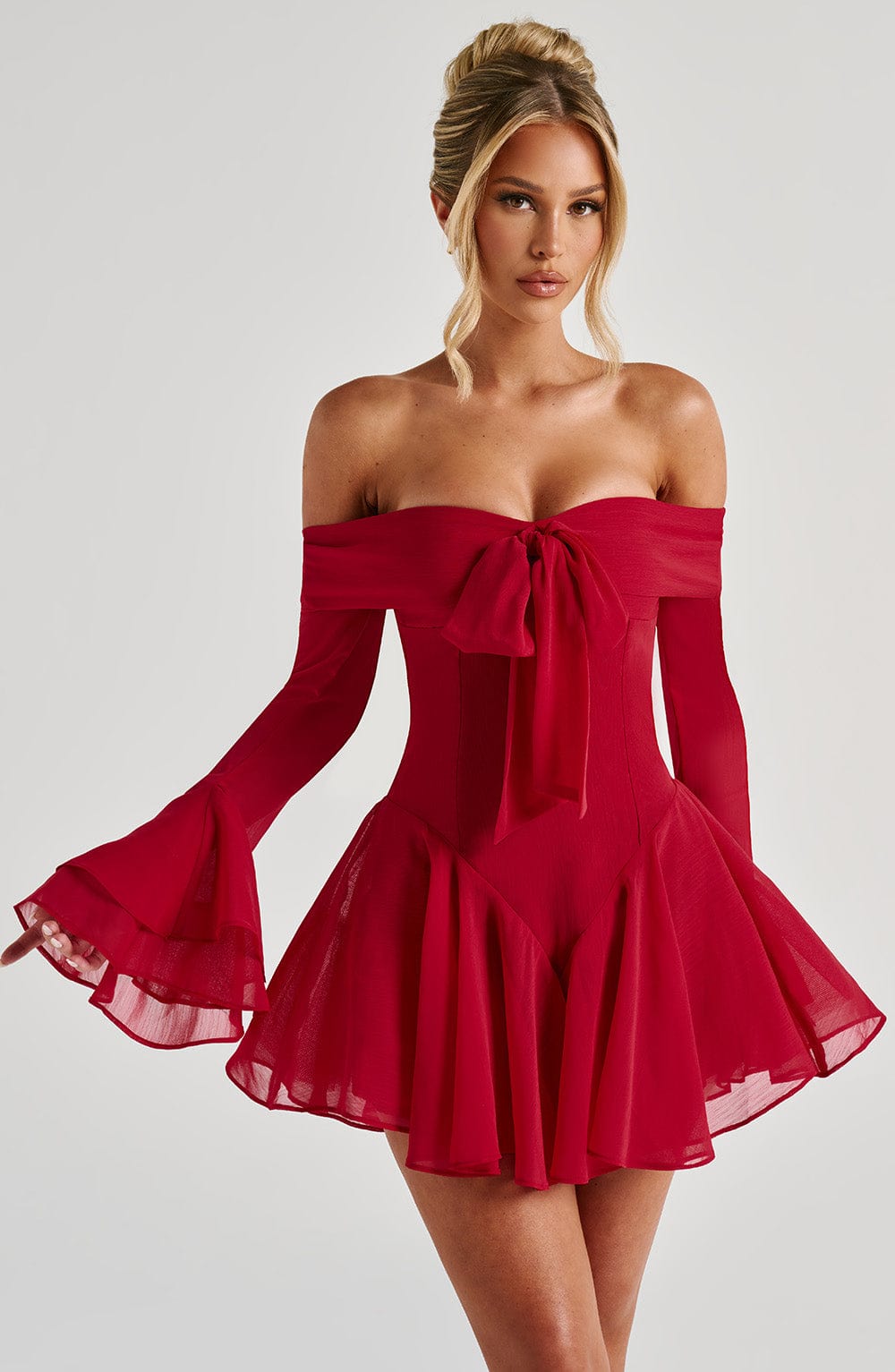 minilena Nerissa Playsuit Red
