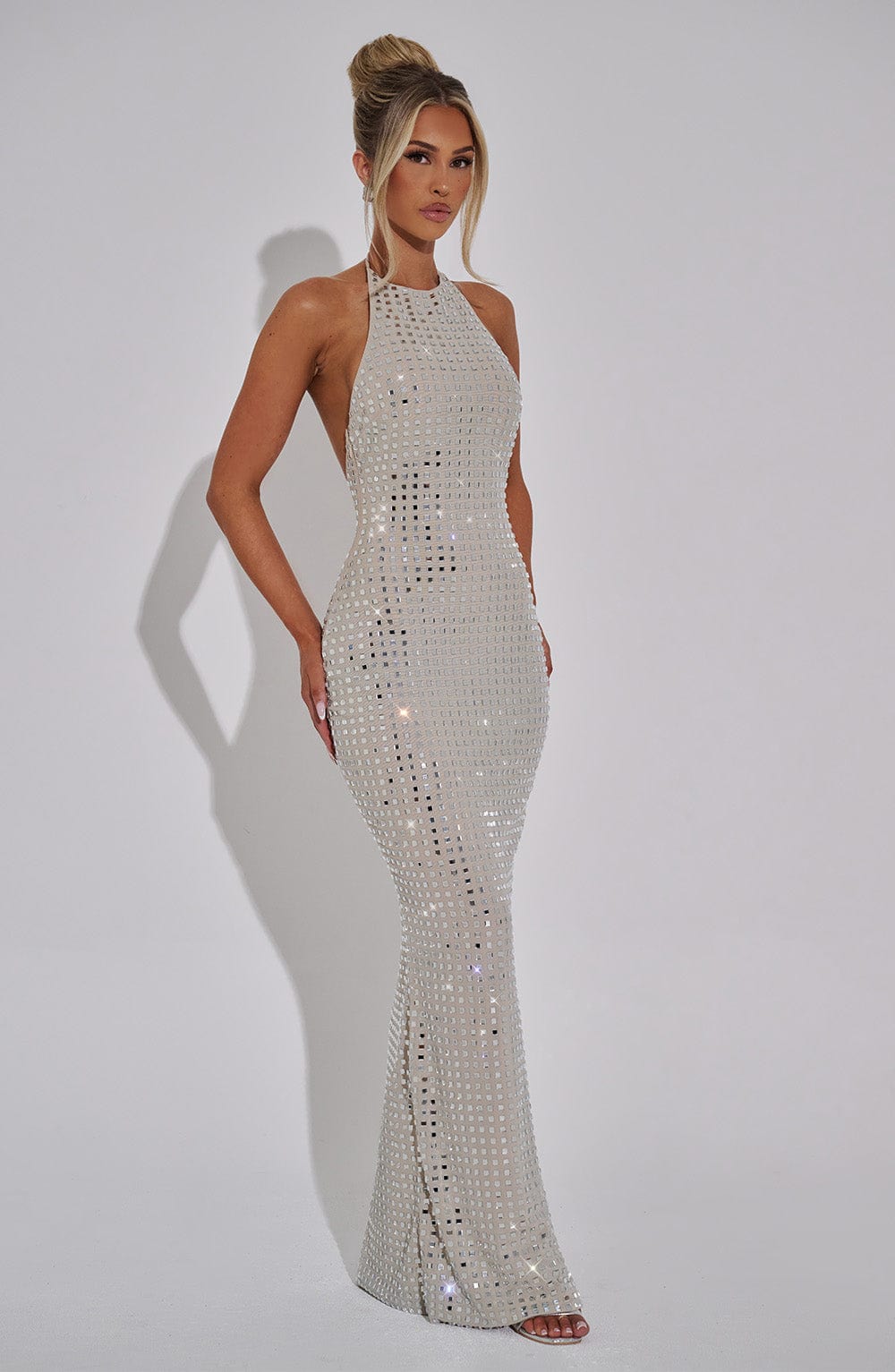 minilena Odessa Maxi Dress Nude