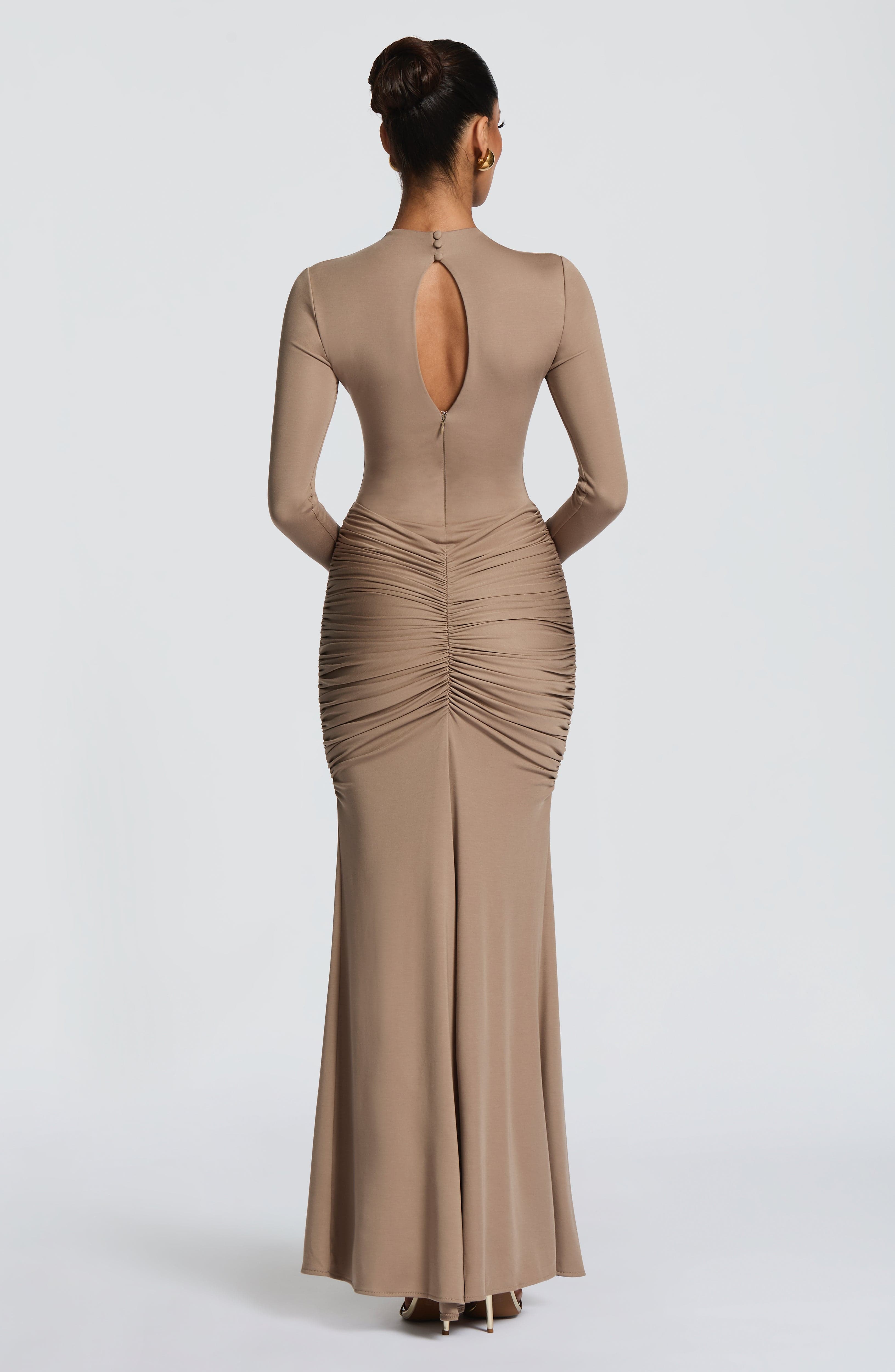 minilena Oriane Maxi Dress Stone