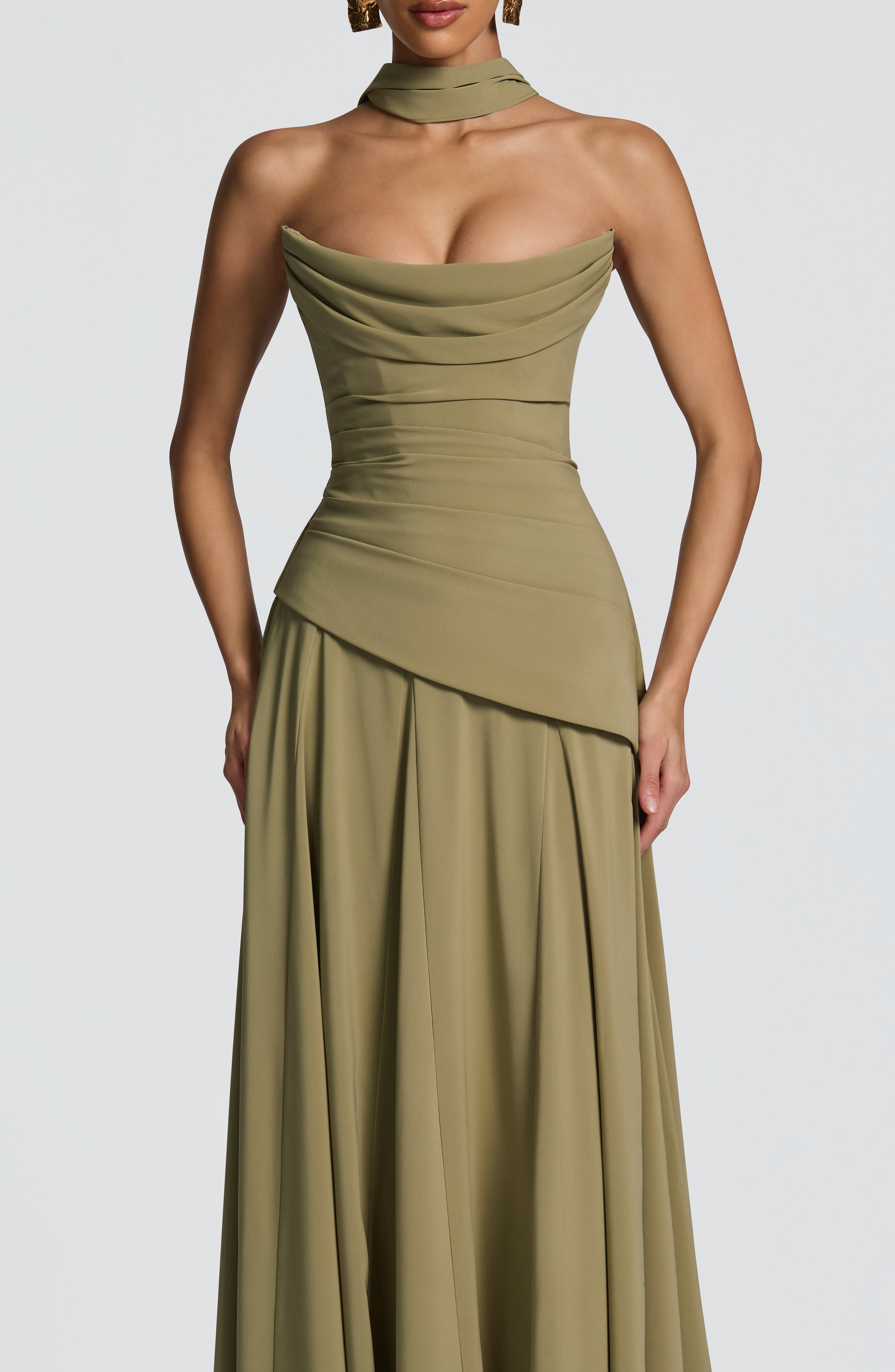 minilena Patricia Maxi Dress Sage