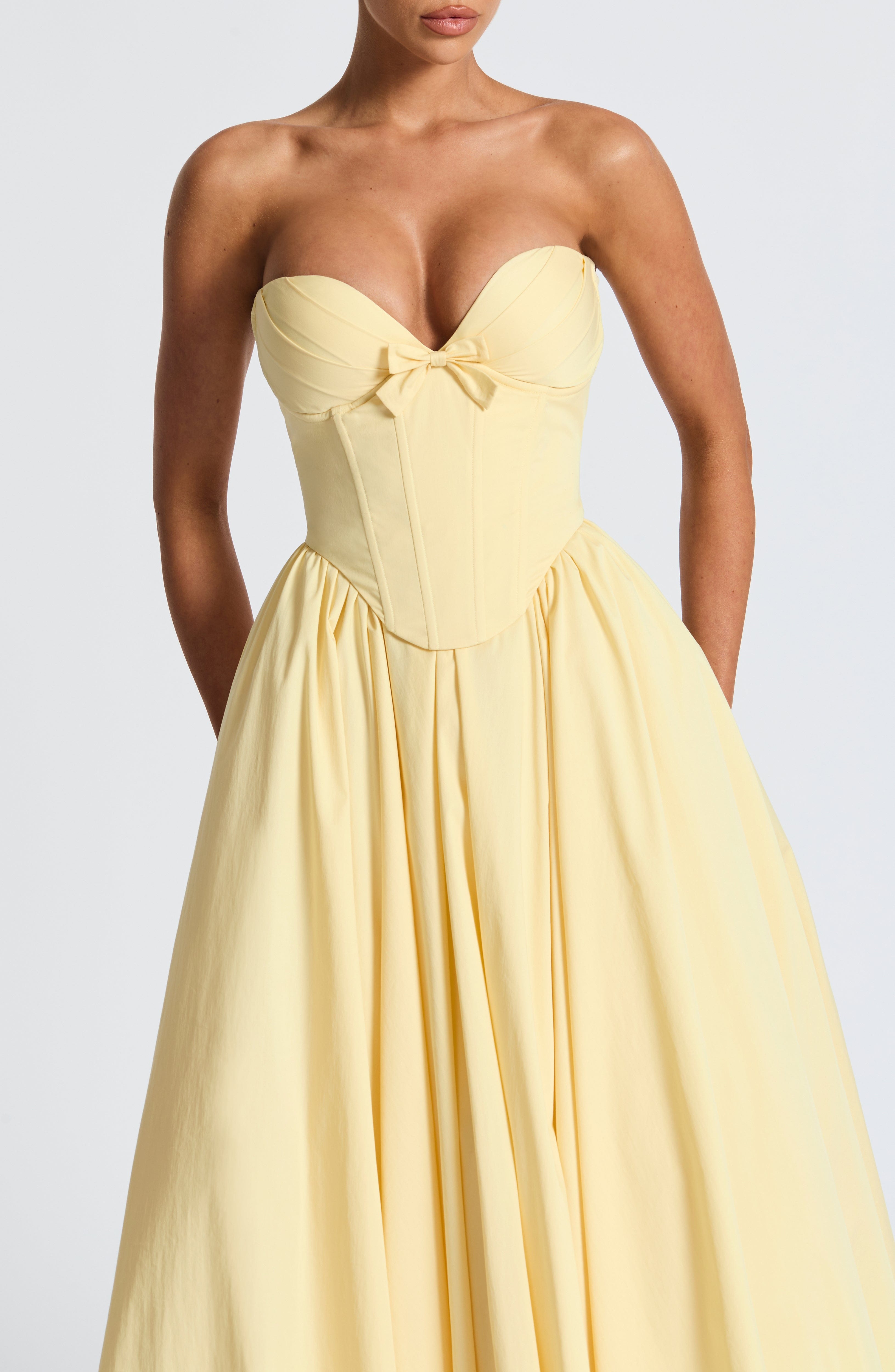 minilena Prim Midi Dress Lemon