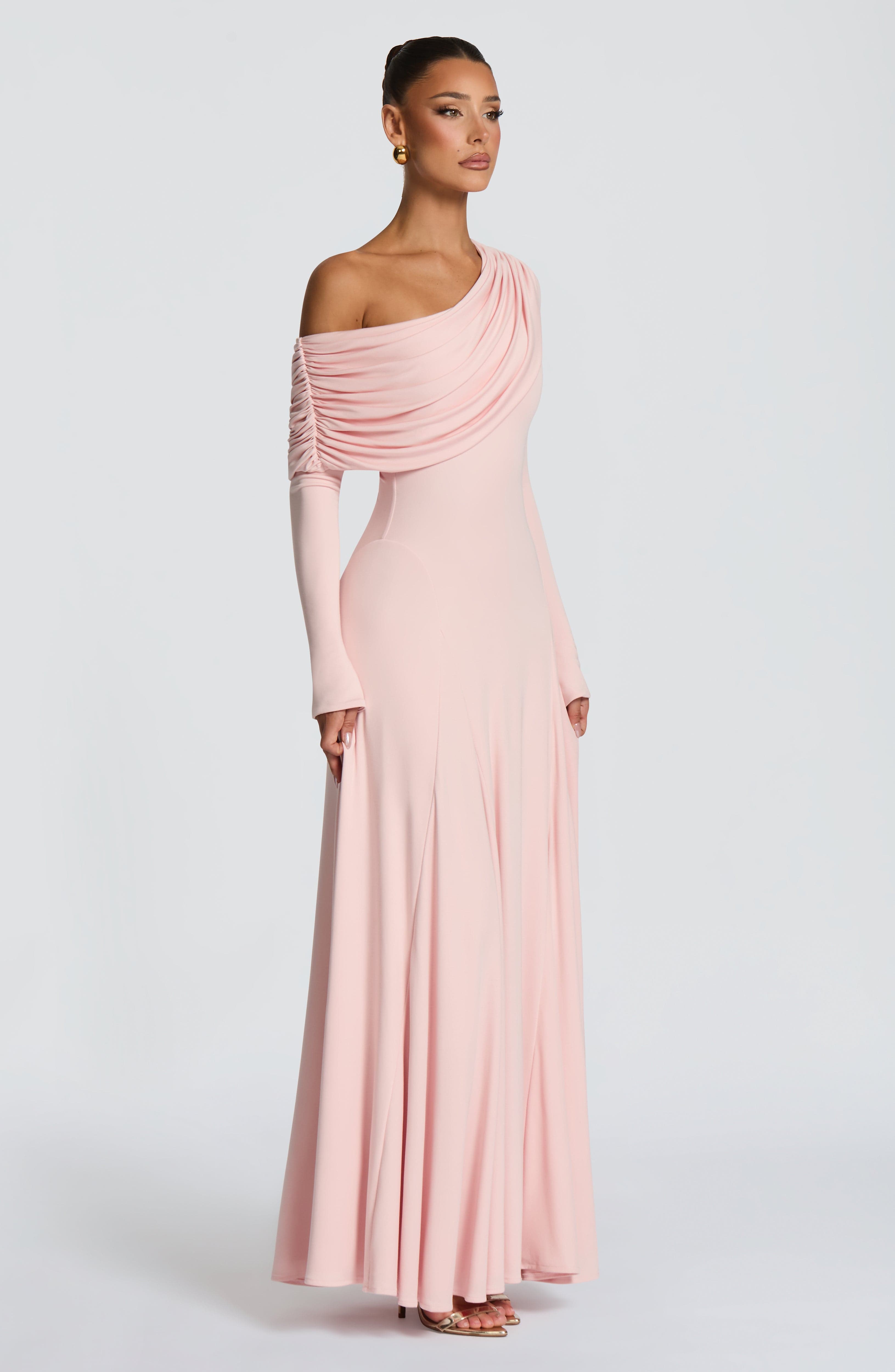 minilena Rafaela Maxi Dress Soft Blush