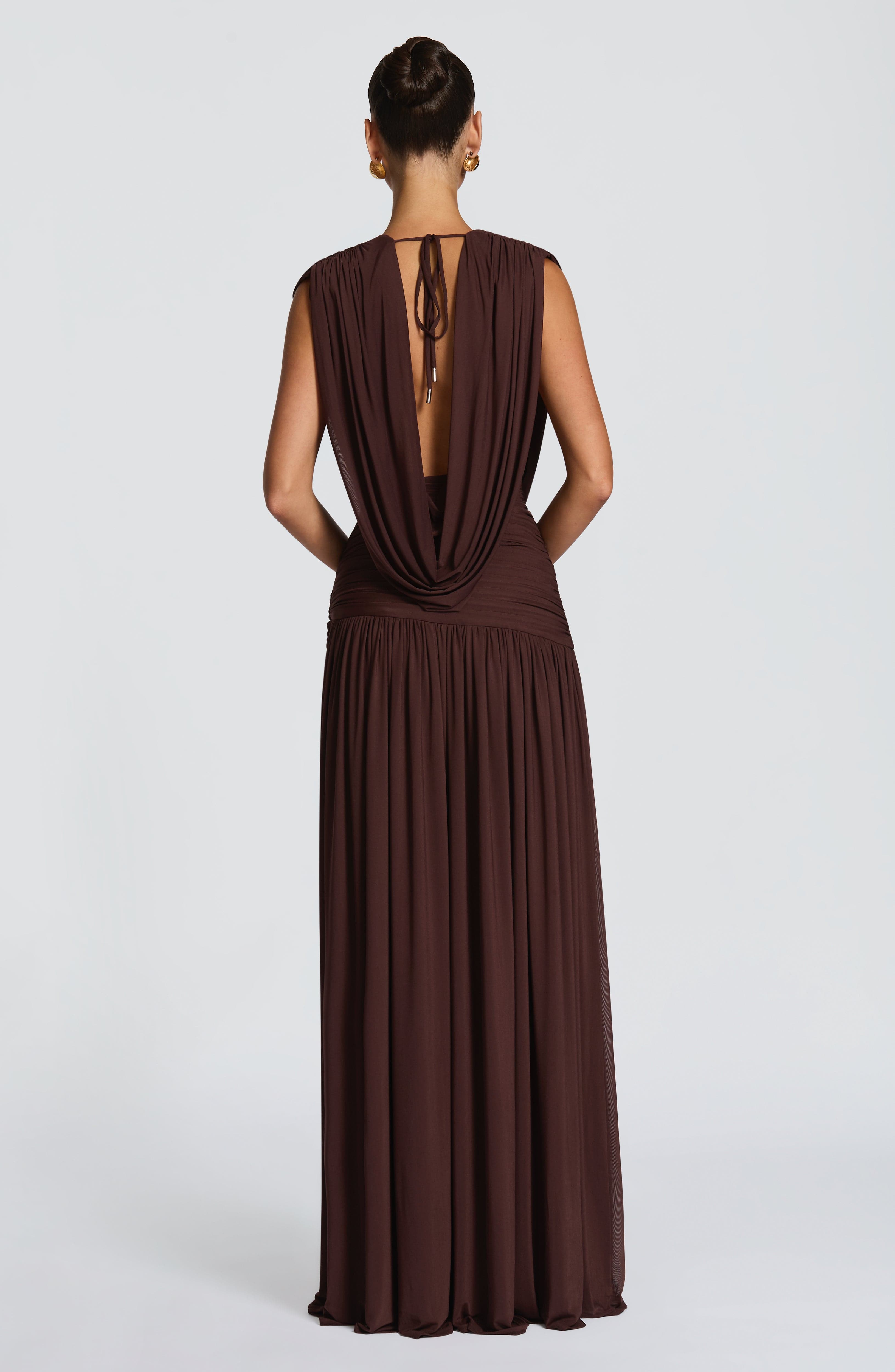minilena Romilly Gown Plum Brown